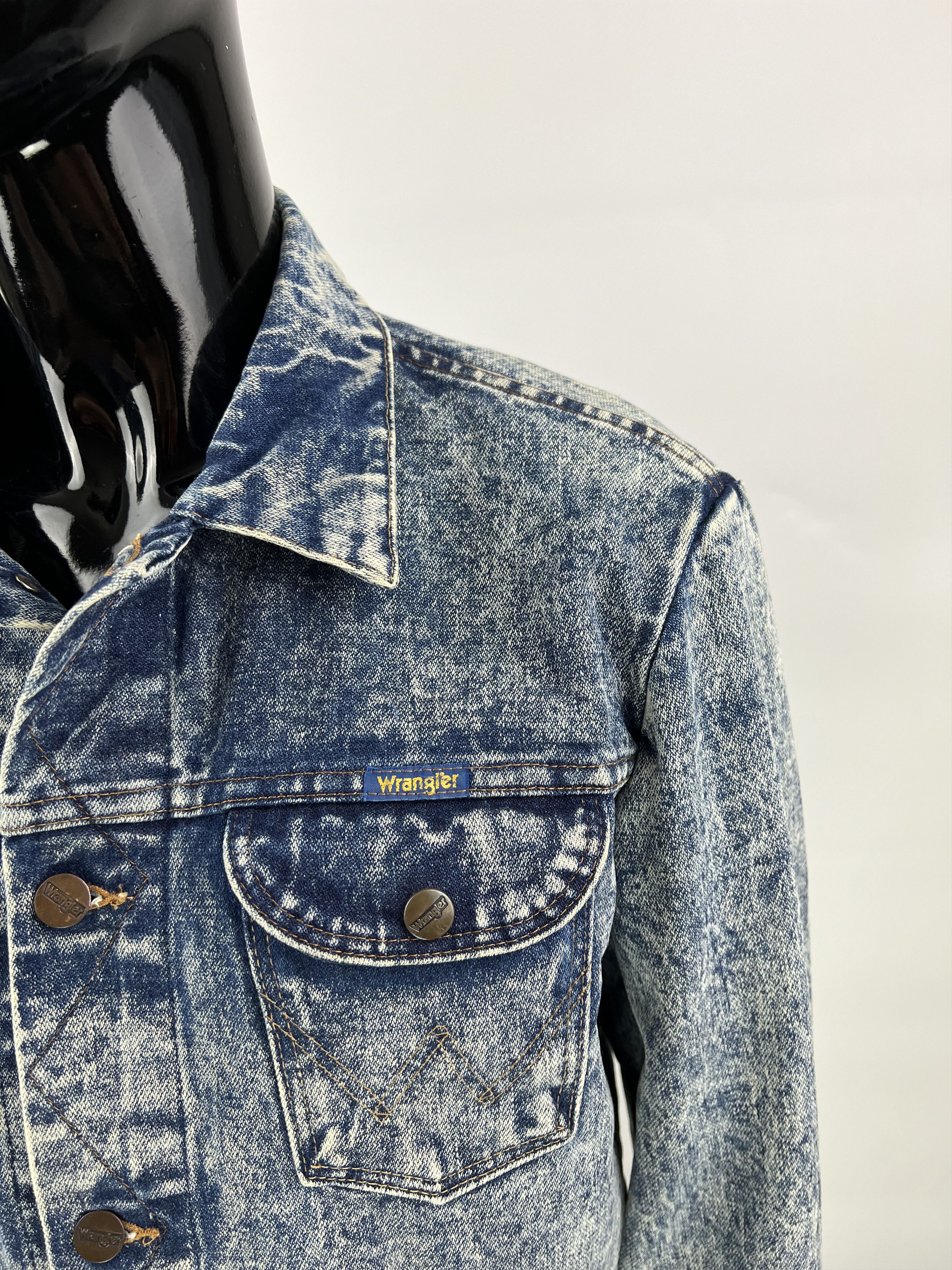 Vintage × Wrangler Wrangler Rare Vintage 70s Women's Blue Denim Jacket Size 38 Size M / US 6-8 / IT 42-44 - 5 Thumbnail