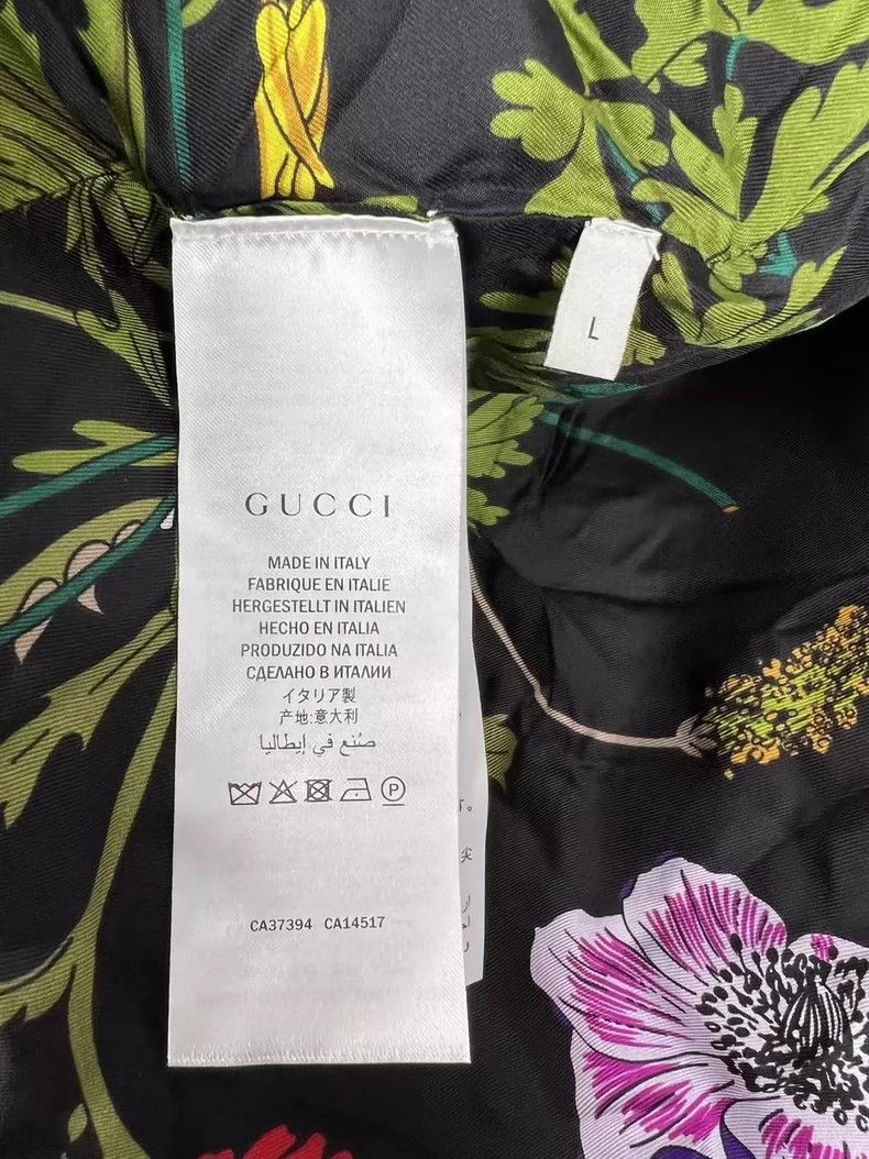 Gucci Gucci Golden silk old flower full LOGO knitted sweater card Size US L / EU 52-54 / 3 - 4 Thumbnail