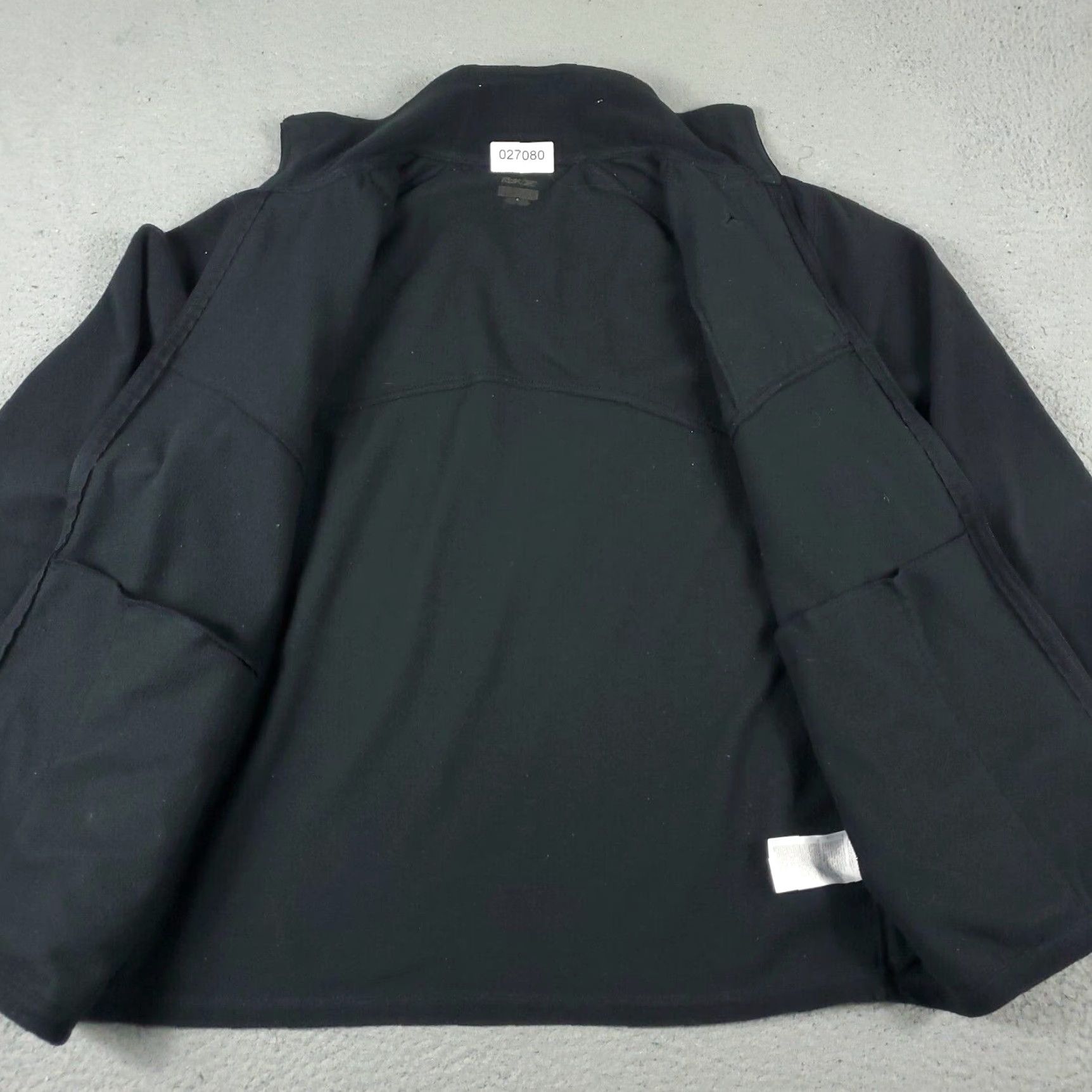 Reebok Reebok Jacket Mens M Black Fleece Lined Full Zip Windbreaker Size US M / EU 48-50 / 2 - 6 Thumbnail