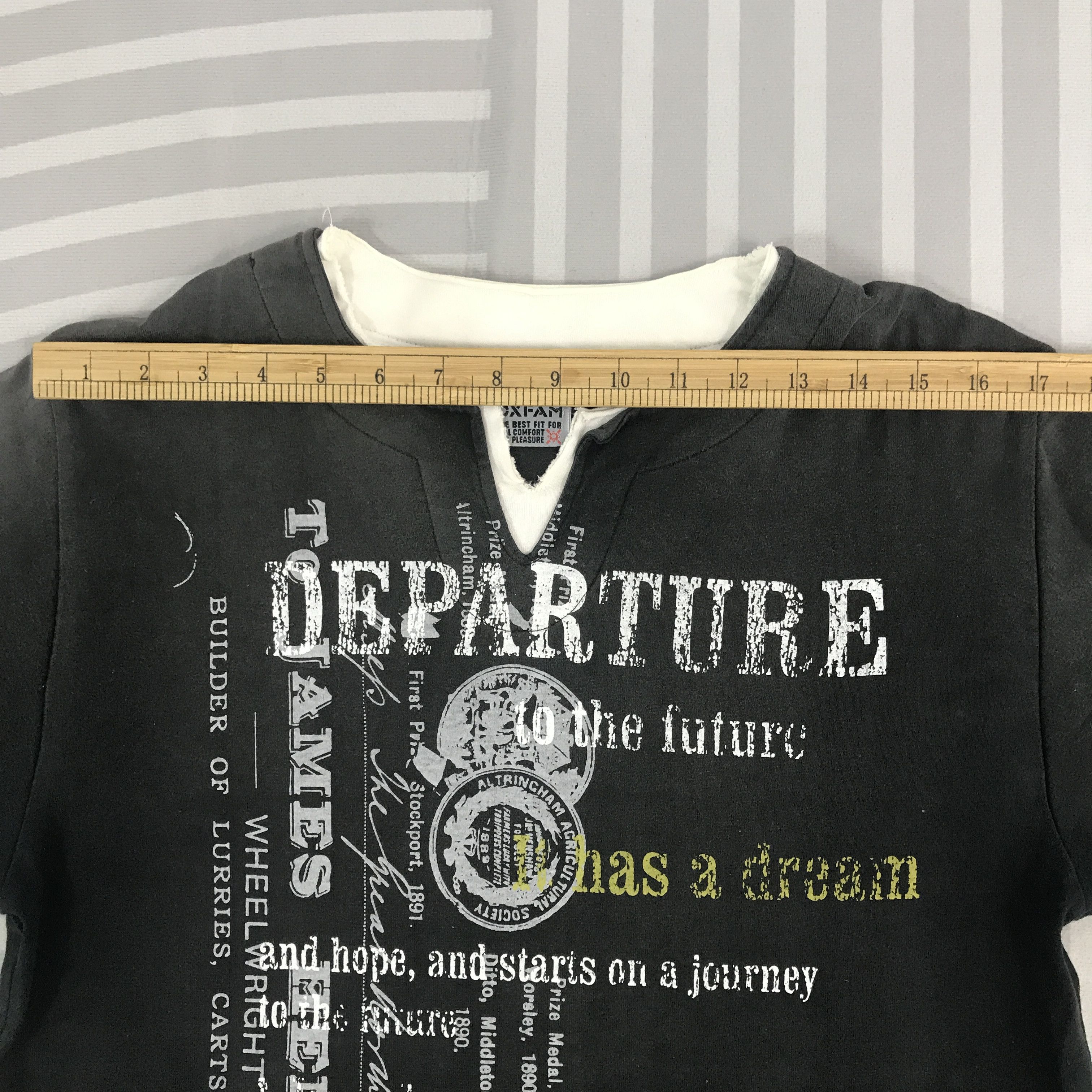 Japanese Brand × Vintage Vintage Japan style Oxfam Long Sleeve T-shirt Size US M / EU 48-50 / 2 - 5 Thumbnail