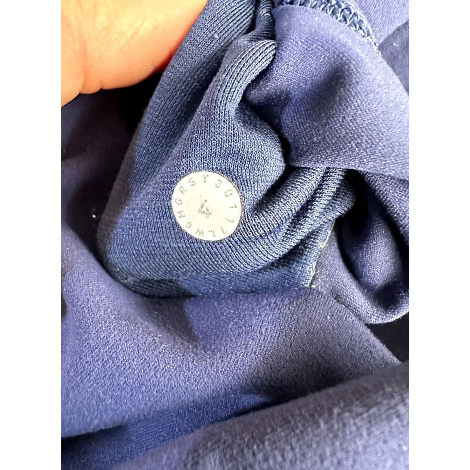 Lululemon Lululemon Ankle Leggings Blue Women's 4 High Waist Pull On Stretch Regular Size 4 Activewear Gym & Training Ladies Blue Pattern Solid Mens/Womens Size 27" / US 4 / IT 40 - 7 Thumbnail