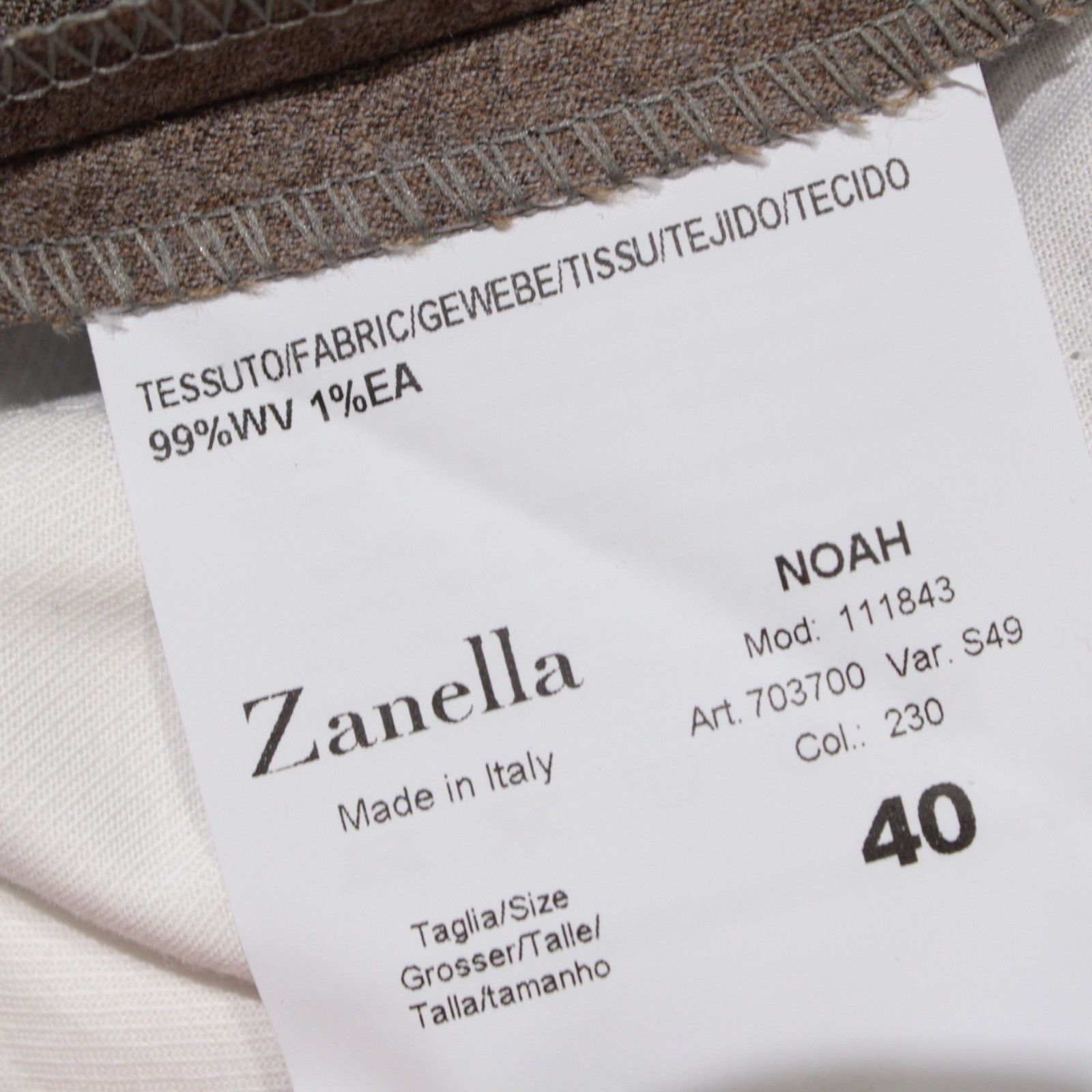 Zanella Zanella New with tags Dress Pants Size 40 US In Brown Size US 40 / EU 56 - 5 Thumbnail