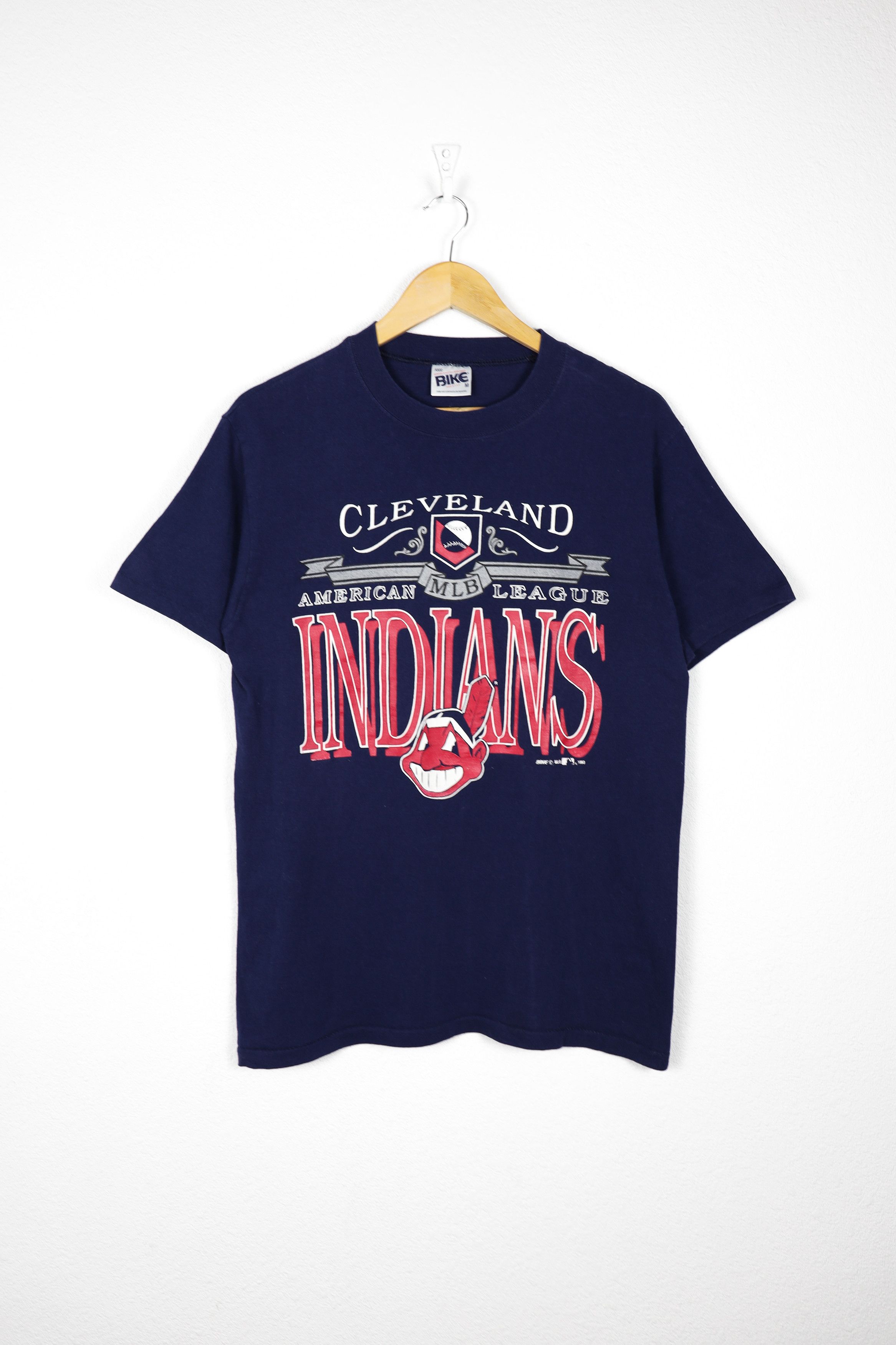 Salem Sportswear × Vintage Vintage 1993 Cleveland Indians MLB Sportswear Tshirt Tee 90s Size US M / EU 48-50 / 2 - 1 Thumbnail