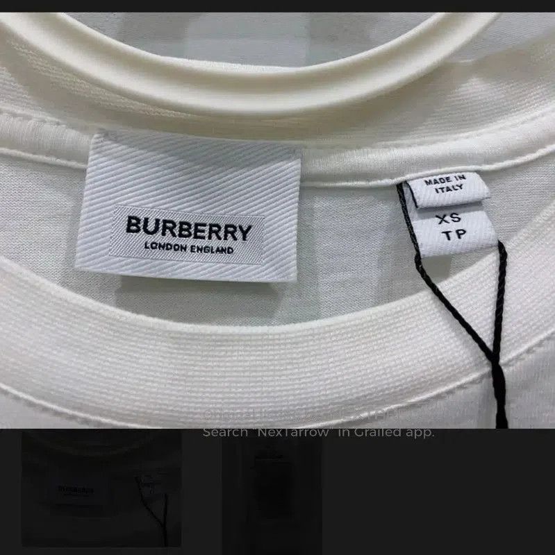 Burberry Burberry White Cotton Short Sleeve T-Shirt. Size US XS / EU 42 / 0 - 4 Thumbnail
