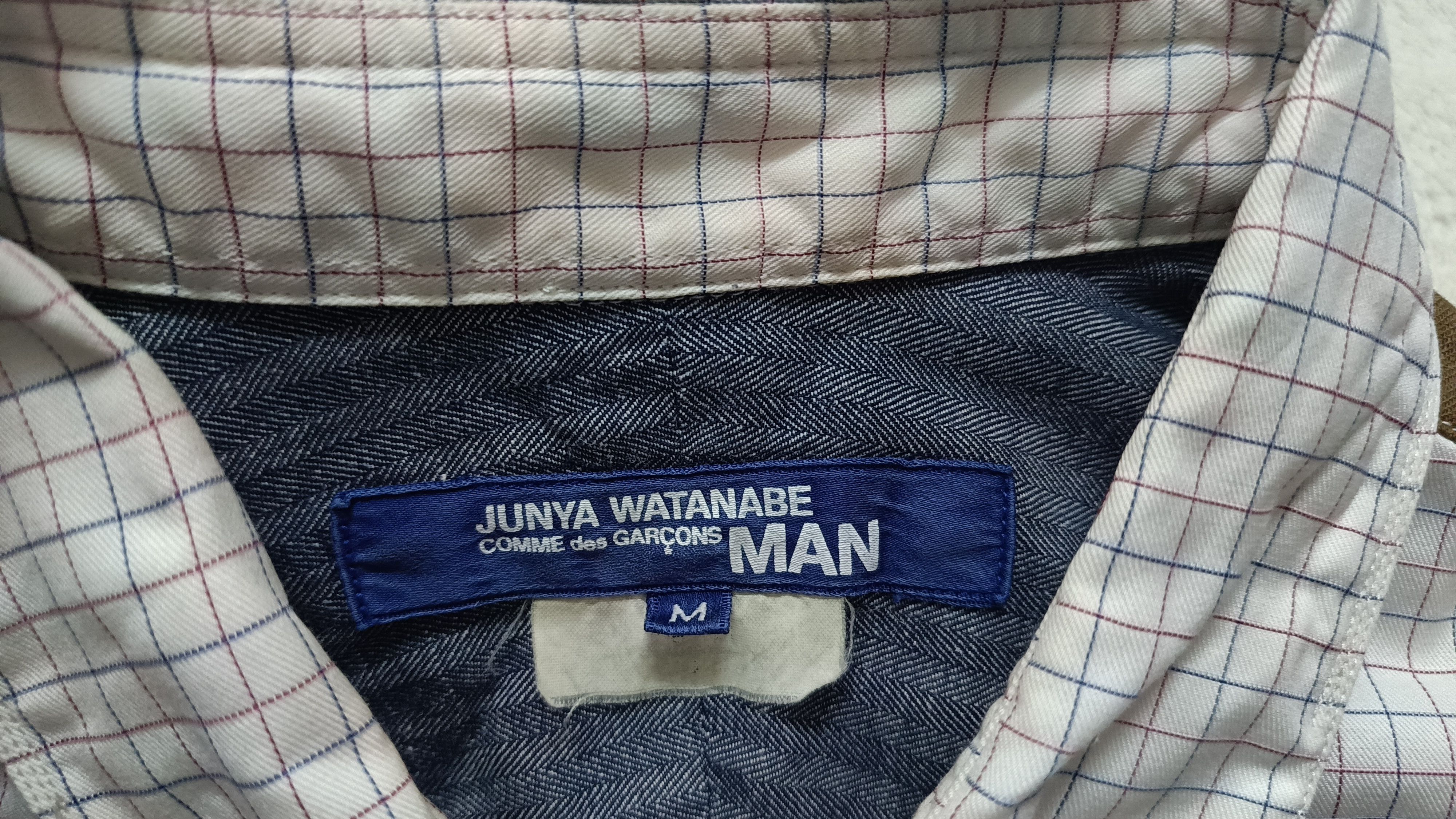 Comme des Garcons × Japanese Brand × Junya Watanabe 🔥🔥 Rare Junya Watanabe Long Sleeve Shirt Men Size US M / EU 48-50 / 2 - 3 Thumbnail