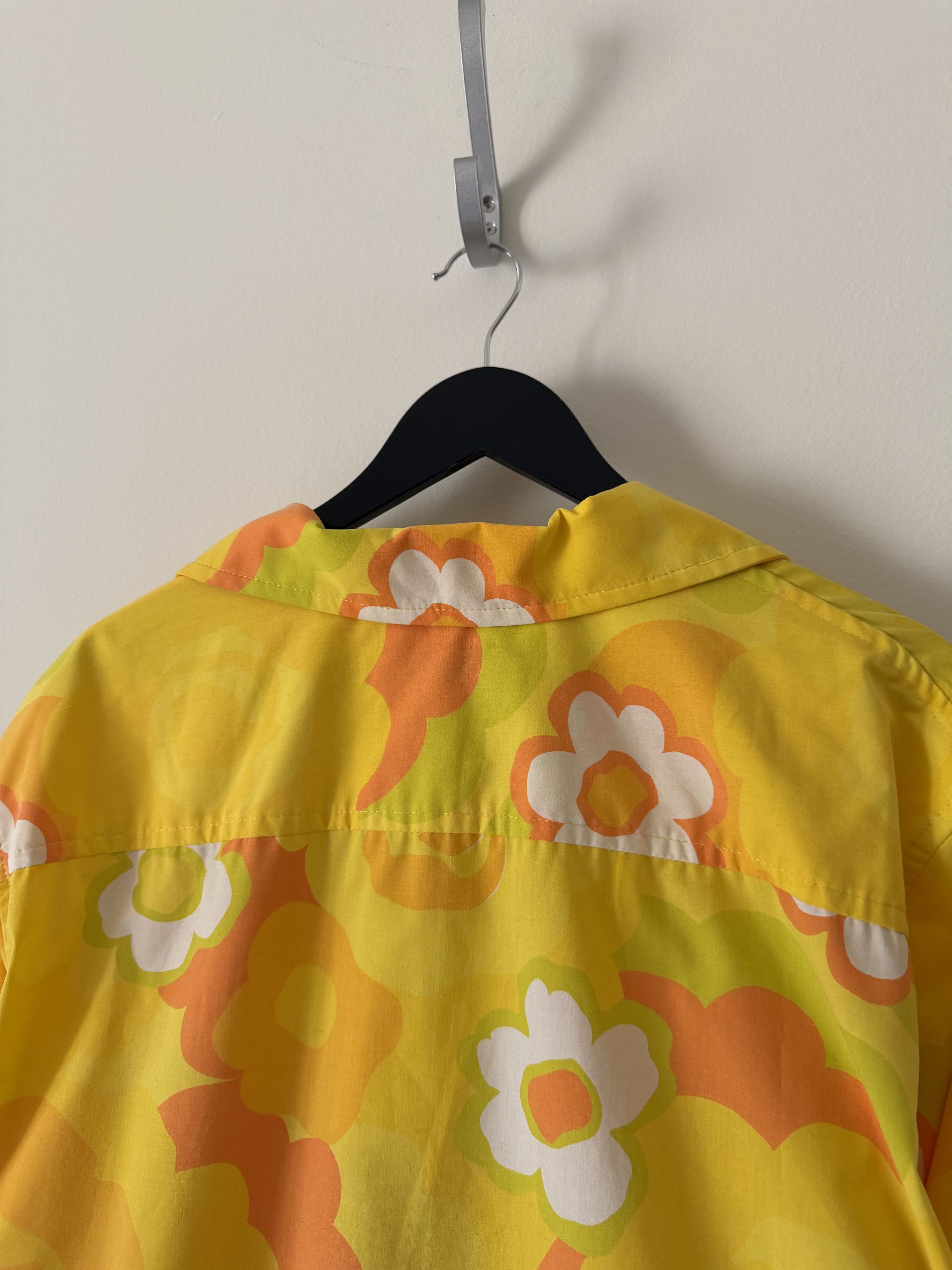 Bode One of a Kind Bode Daylight Daisy Long Sleeve Button Up Size US XXL / EU 58 / 5 - 6 Thumbnail