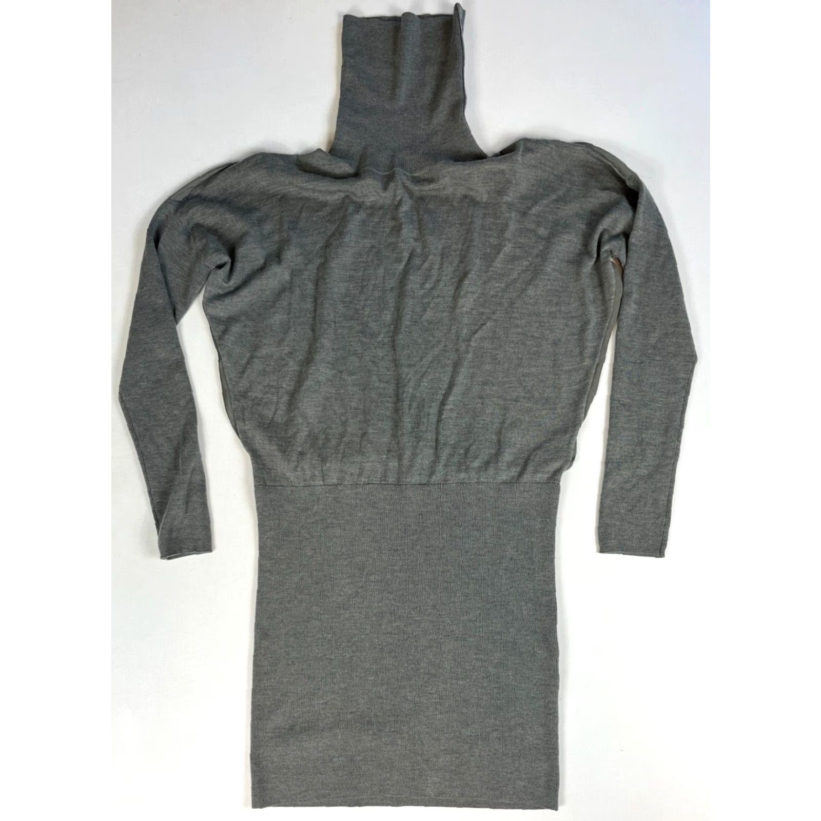 Allsaints AllSaints Flik Dress Knit Merino Wool Women M Gray Size M / US 6-8 / IT 42-44 - 4 Thumbnail