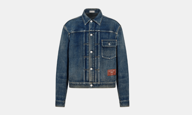 image of Dior O1Bcso1Str0324 Blouson In Blue, Men's (Size Large)