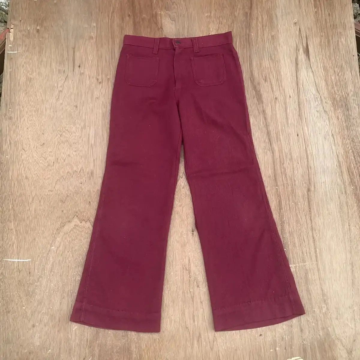 Japanese Brand HOT ITEMS 🔥 FLARE TROUSERS JAPANESE VINTAGE WIDE LEGS PANTS Size US 28 / EU 44 - 3 Thumbnail