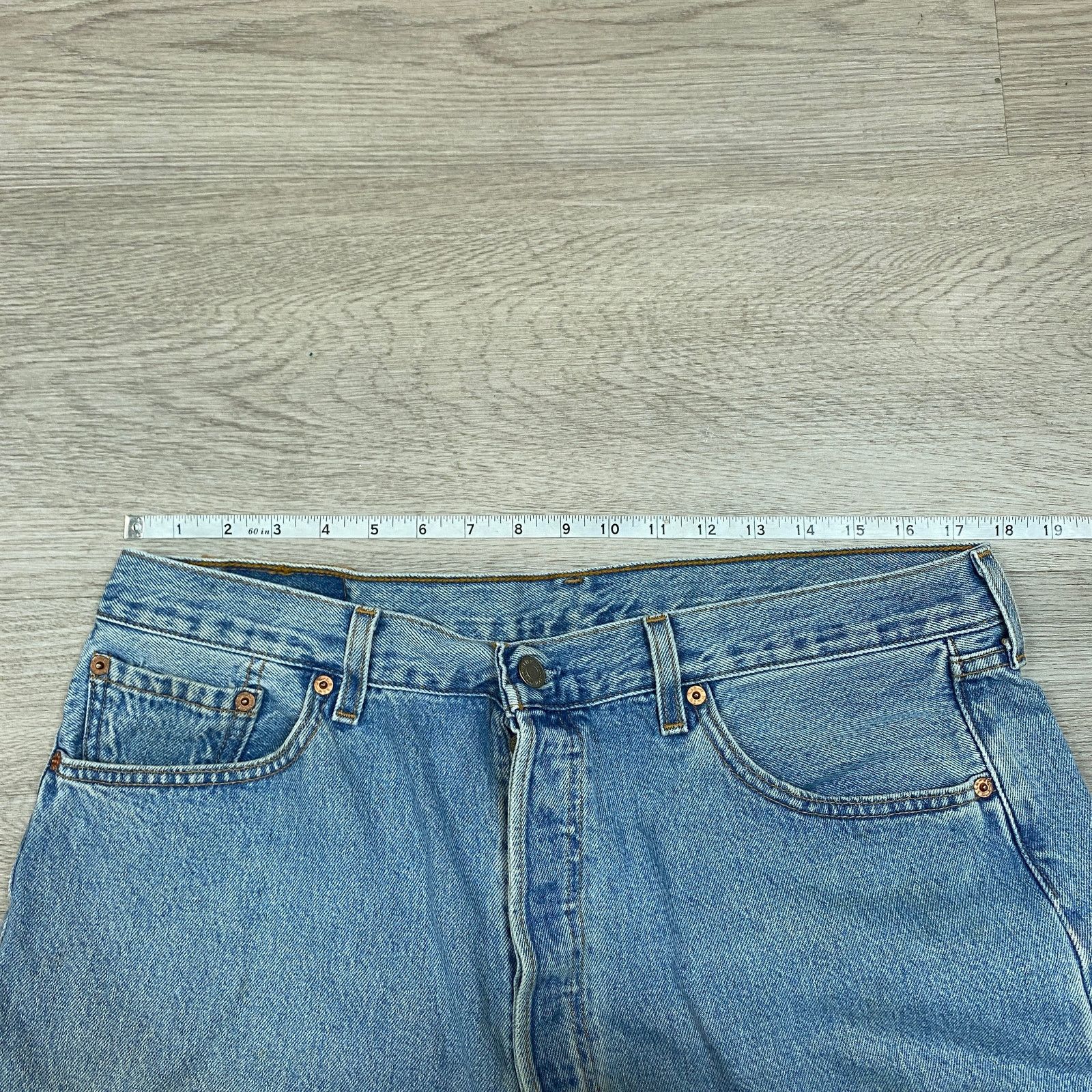 Levi's × Vintage Vintage Levi's 501 Straight Leg Jeans Made in USA Mens 36x27 Size US 36 / EU 52 - 5 Thumbnail