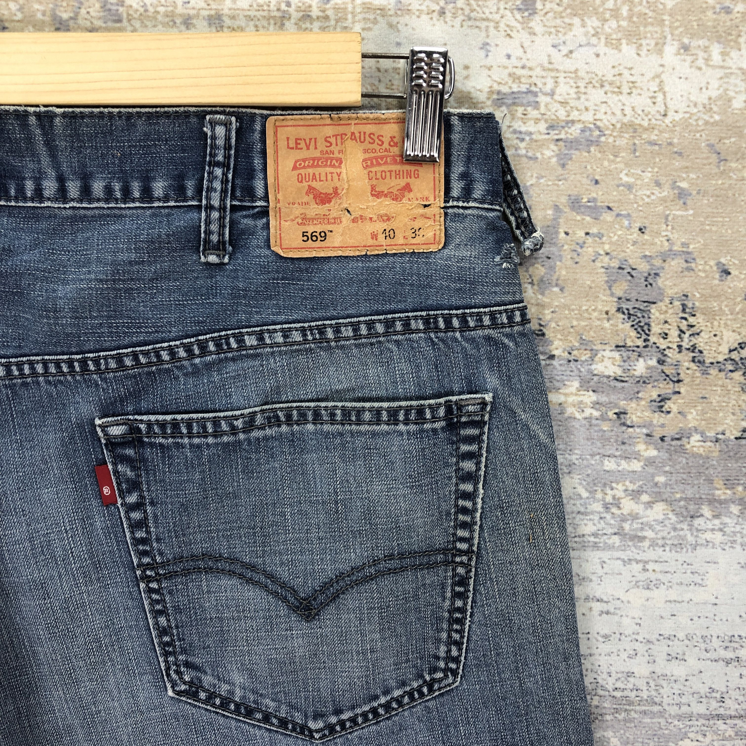 Levi's Vintage Levis Baggy Jeans Oversized Levi's 569 Denim Size US 40 / EU 56 - 5 Thumbnail