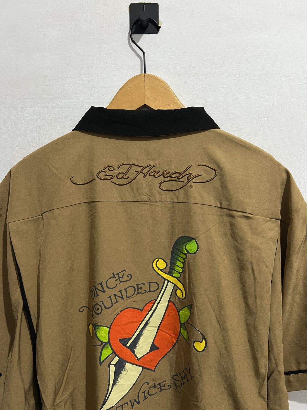 Ed Hardy Ed Hardy Bowling Shirt Size US XL / EU 56 / 4 - 7 Thumbnail