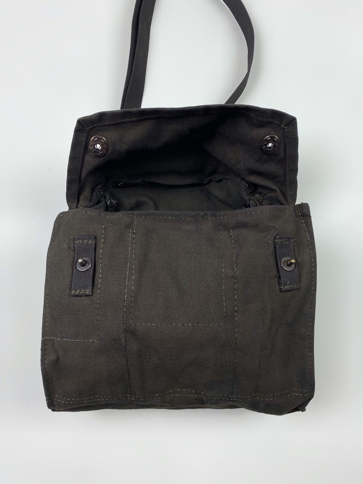 Vintage 80’s Vintage Garment Dyed Finnish Army Canvas Shoulder Bag Size ONE SIZE - 5 Thumbnail