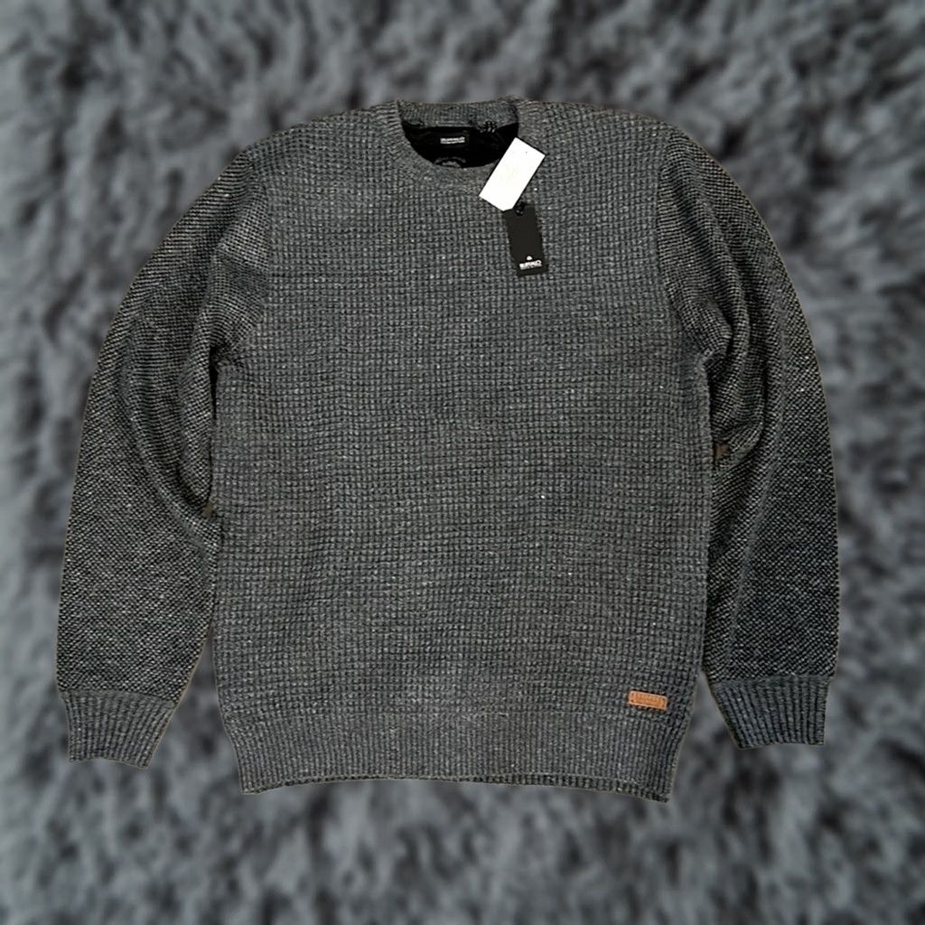 Buffalo David Bitton VINTAGE Buffalo Wariner Crewneck Sweater XL Men Gray Polyester 100% Pullover Sweater Mens XL Size US XL / EU 56 / 4 - 1 Thumbnail