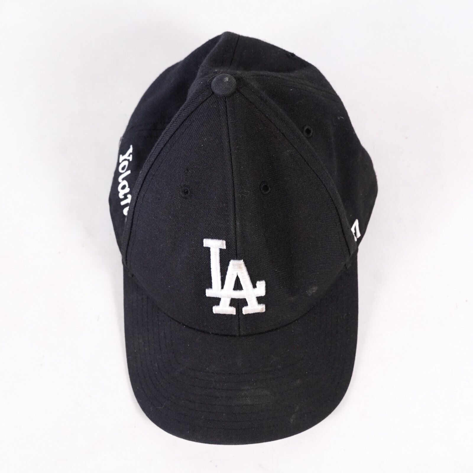 MLB '47 MLB Team LA Dodgers Yolanda Baseball Hat Cap Visor Black Size ONE SIZE - 5 Thumbnail