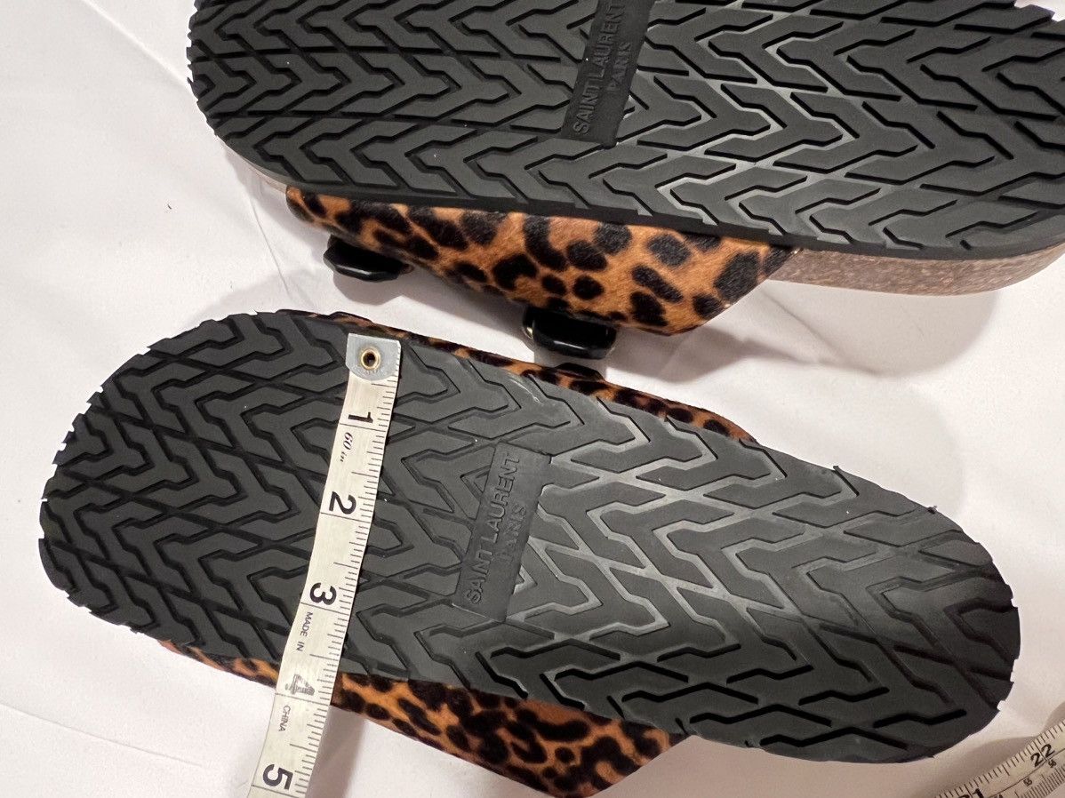 Saint Laurent Paris Saint Laurent pony hair leopard print sandals. 43/10 Size US 10 / EU 43 - 9 Thumbnail