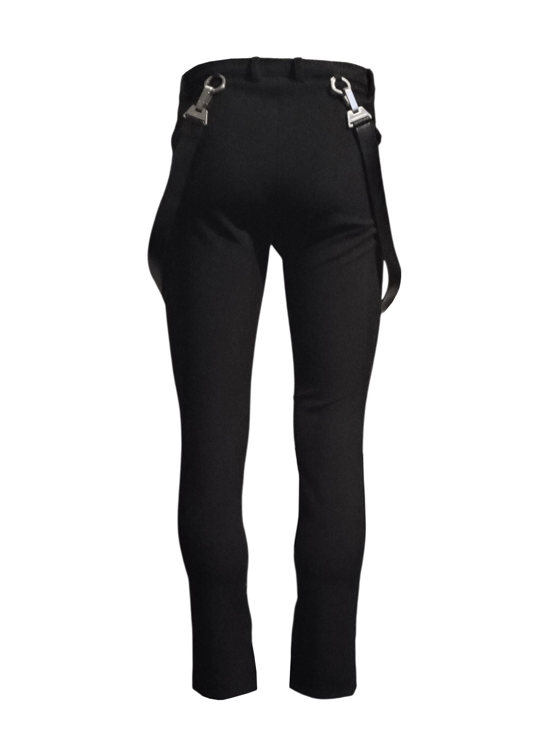 Pieces Uniques PIÈCES UNIQUES AW19 'MOON & SUN' BLACK BONDAGE TROUSERS Size 25" / US 0 / IT 36 - 10 Thumbnail