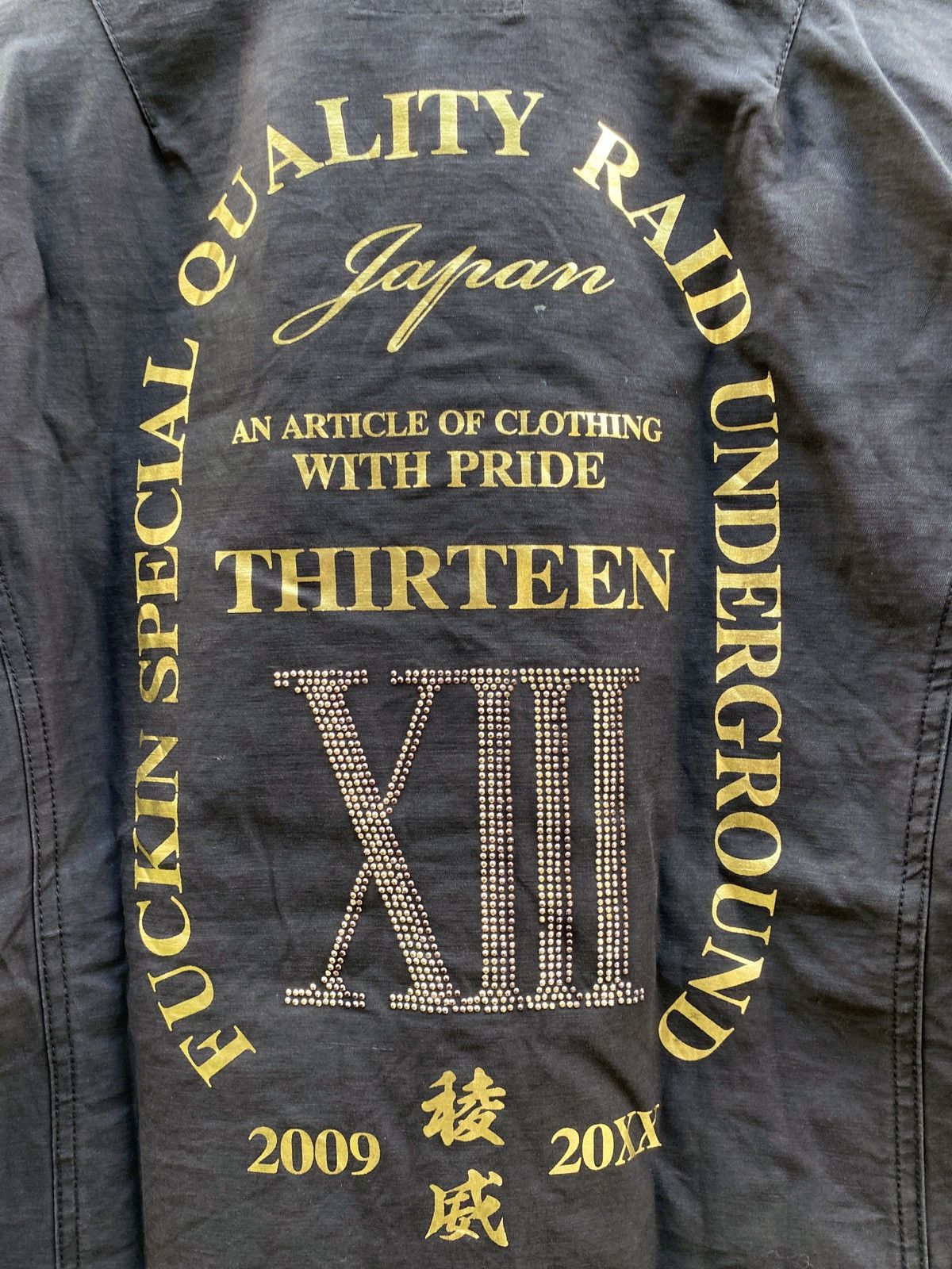Ground Y × Yohji Yamamoto Japanese Thirteen Japan Underground Snap Button Shirt Size US M / EU 48-50 / 2 - 6 Thumbnail