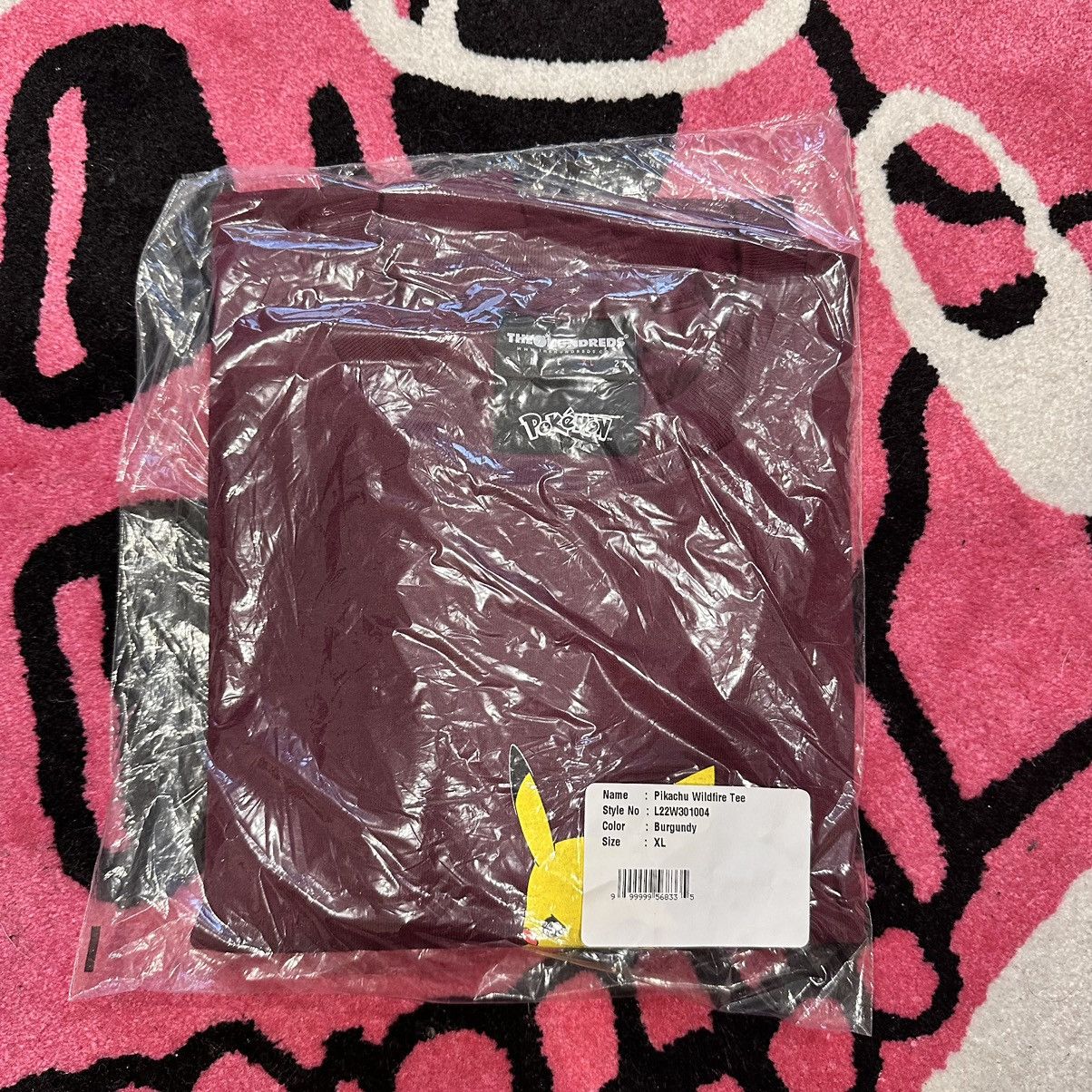 Pokemon × The Hundreds The Hundreds x Pokémon Pikachu Wildfire Tee Burgundy Size US XL / EU 56 / 4 - 6 Thumbnail