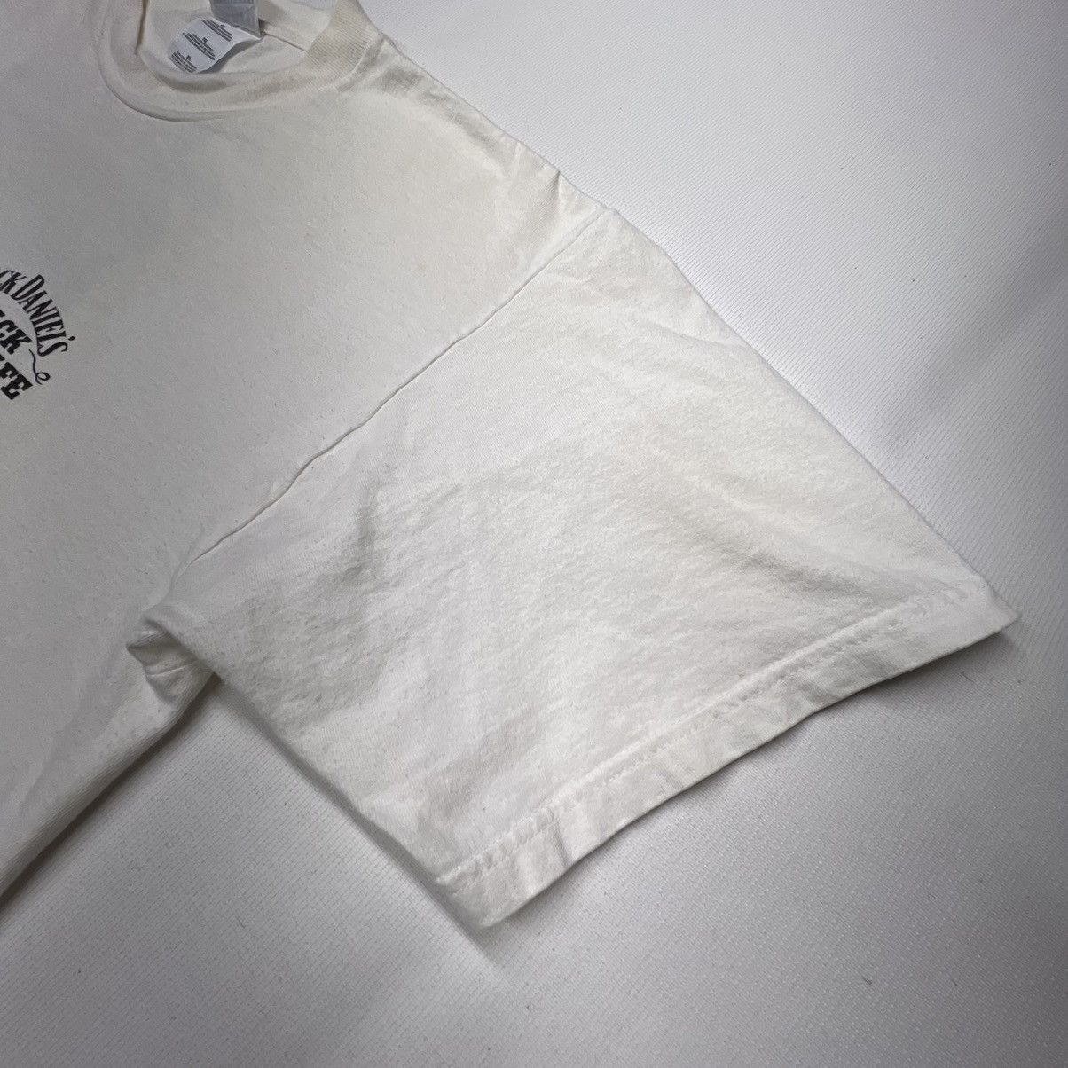 Vintage Jack Daniels Tee Shirt White Crack The Legend Safe Whiskey Size US XL / EU 56 / 4 - 5 Thumbnail