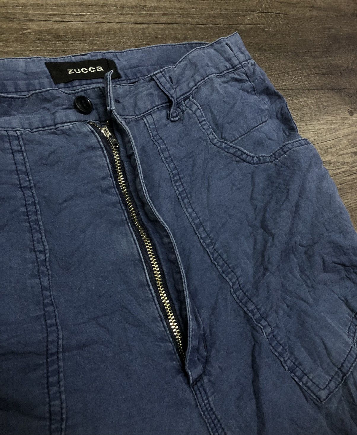 CABANE de ZUCCa × Issey Miyake × Zucca Vintage ZUCCA Carpenter Pant Size US 30 / EU 46 - 22 Thumbnail