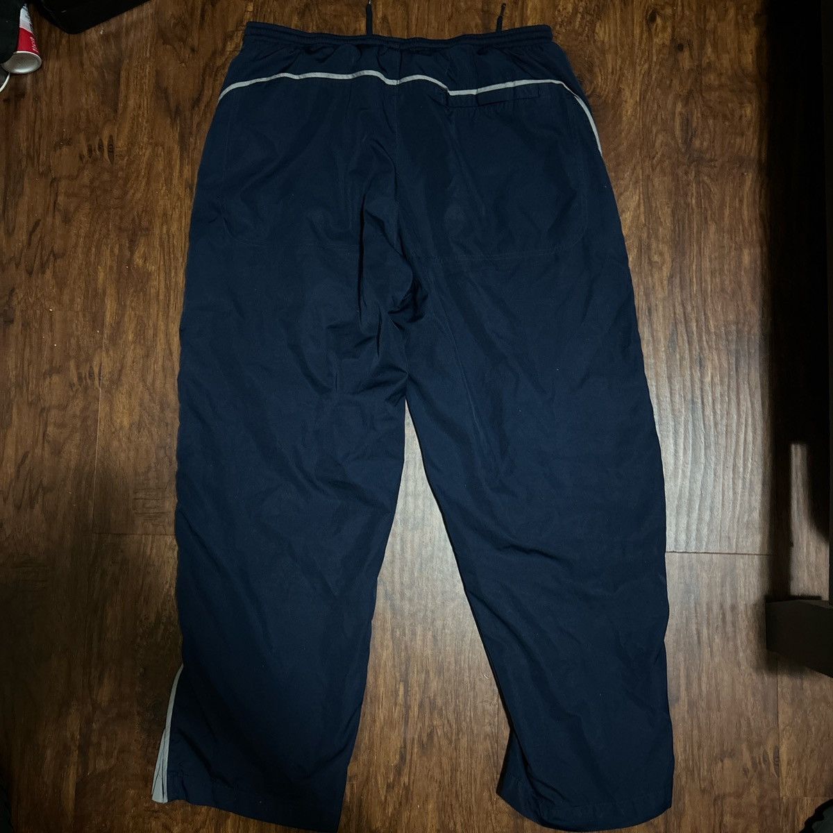 Nike Navy blue and gray y2k Nike sweat pants Size US 33 - 5 Thumbnail