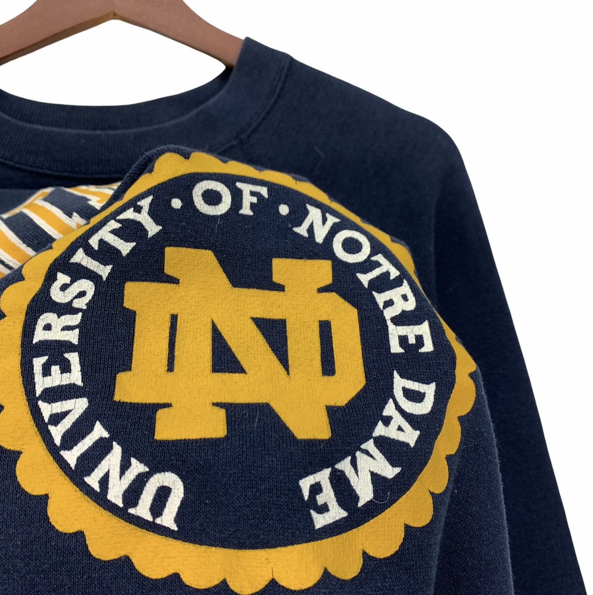 Tultex × Vintage Vintage 80s Tultex University Of Notre Dame Sweatshirt Size M / US 6-8 / IT 42-44 - 5 Thumbnail