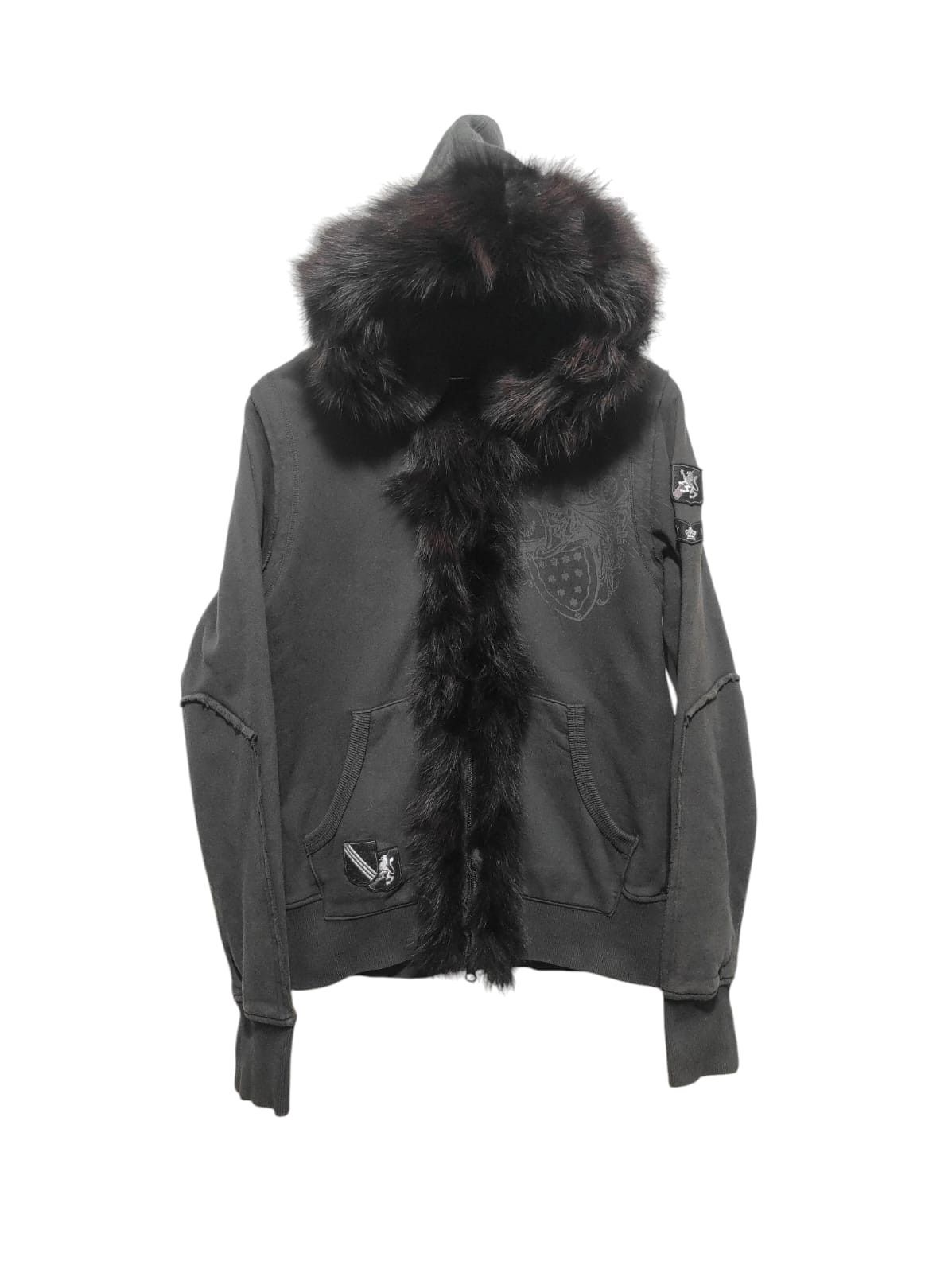 Hysteric Glamour × If Six Was Nine × Le Grande Bleu (L.G.B.) ❌SOLD❌291295=Homme Zip Fur Hoodie IfSixWasNine LGB style Size US M / EU 48-50 / 2 - 4 Thumbnail