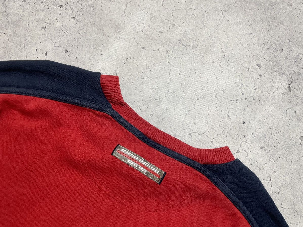 Nike Vintage Sweatshirt Nike Big Swoosh Logo Drill Y2K Size US XXL / EU 58 / 5 - 10 Thumbnail