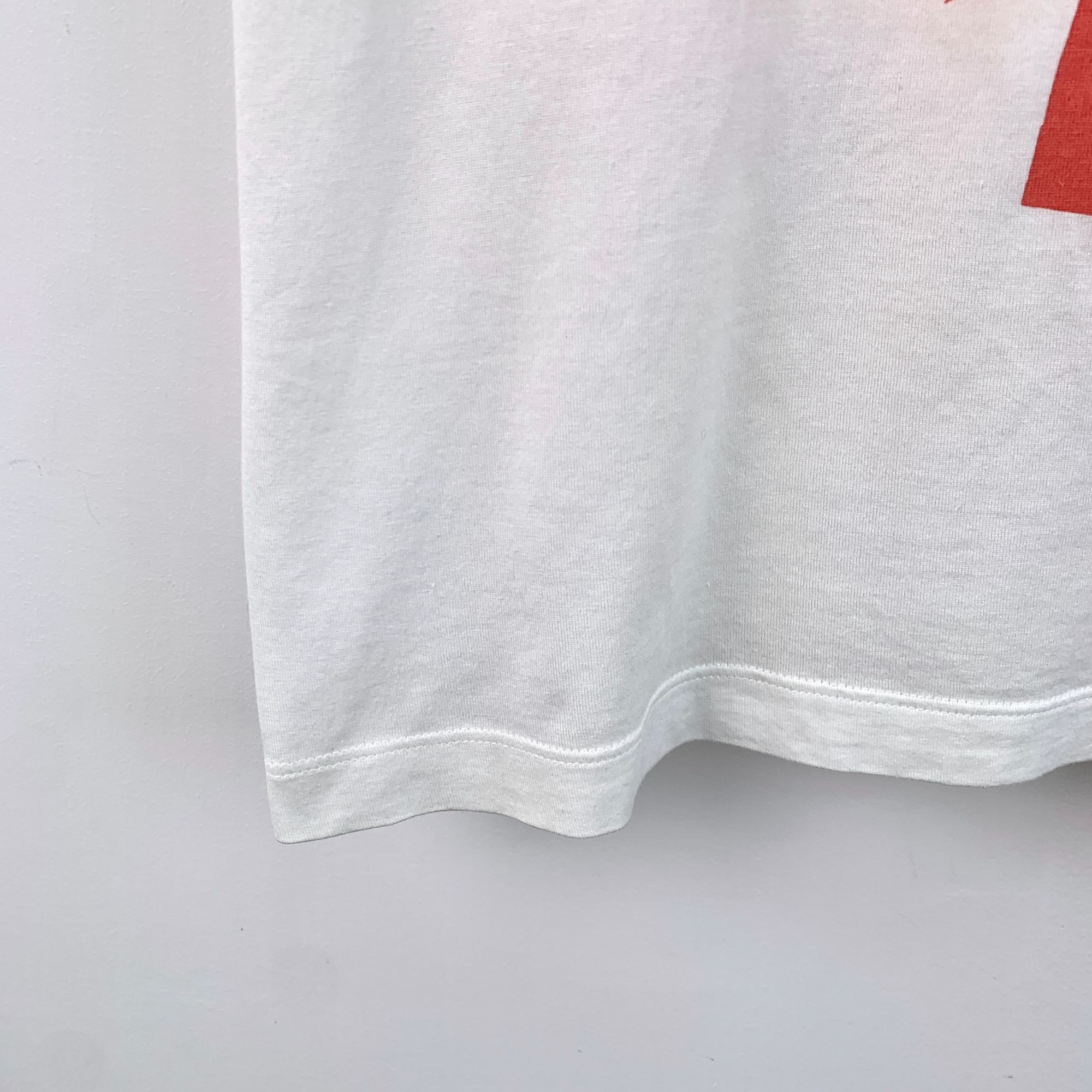 Louis Vuitton Louis Vuitton White Logo Printed Cotton Round-Neck Short-Sle Size S / US 4 / IT 40 - 5 Thumbnail