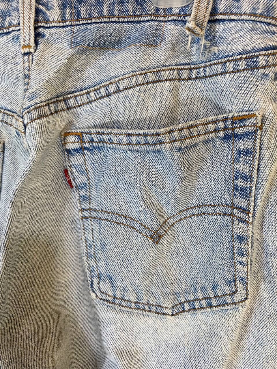 Levi's vintage levis 505 light wash denim nice design Size US 31 - 3 Thumbnail