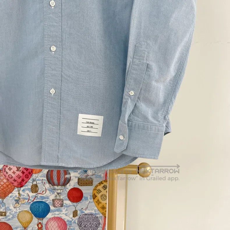 Thom Browne Thom Browne Blue Shirt Size US L / EU 52-54 / 3 - 5 Thumbnail