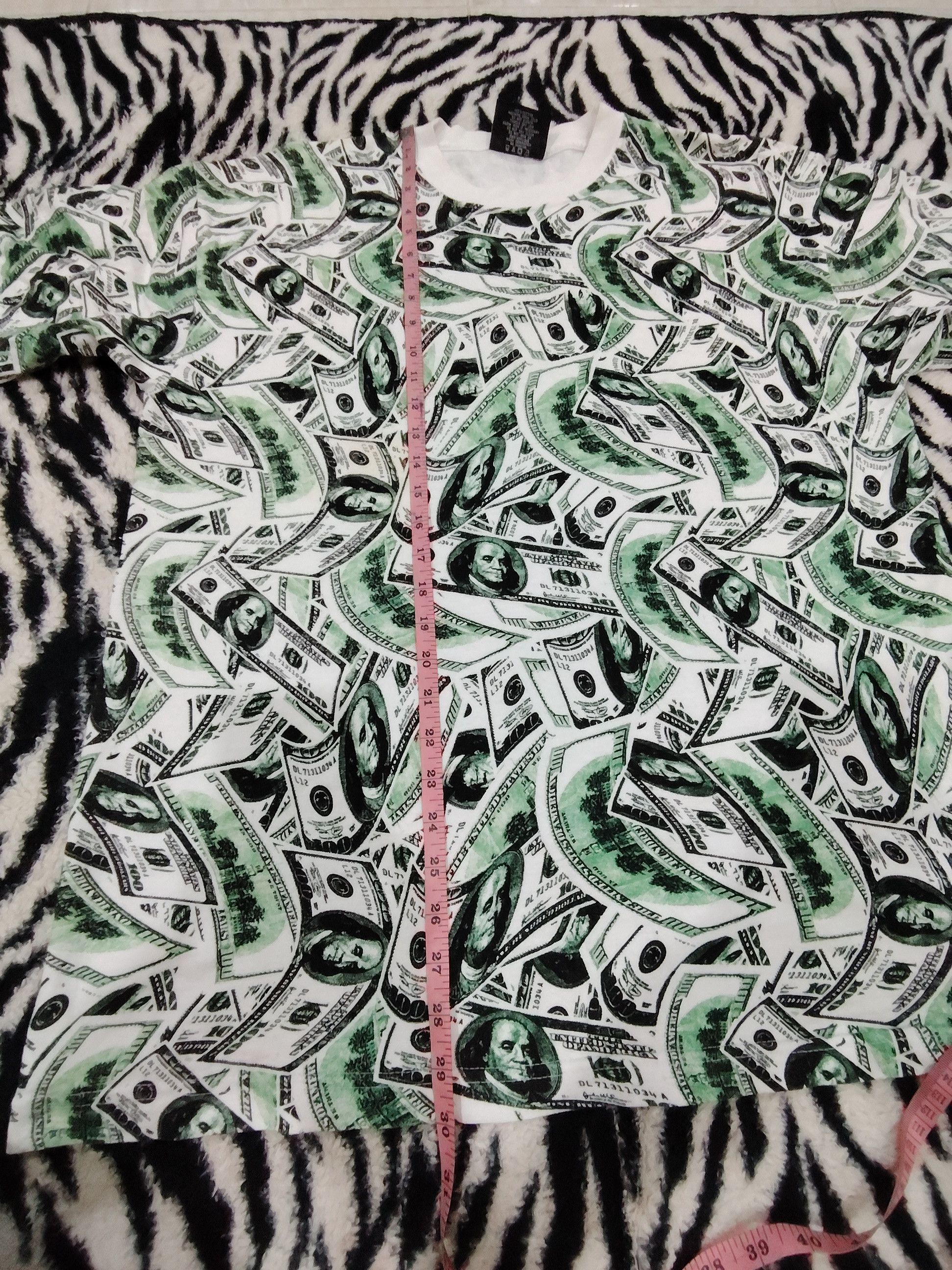 Vintage Vintage Over print us dollar Size US XL / EU 56 / 4 - 8 Thumbnail