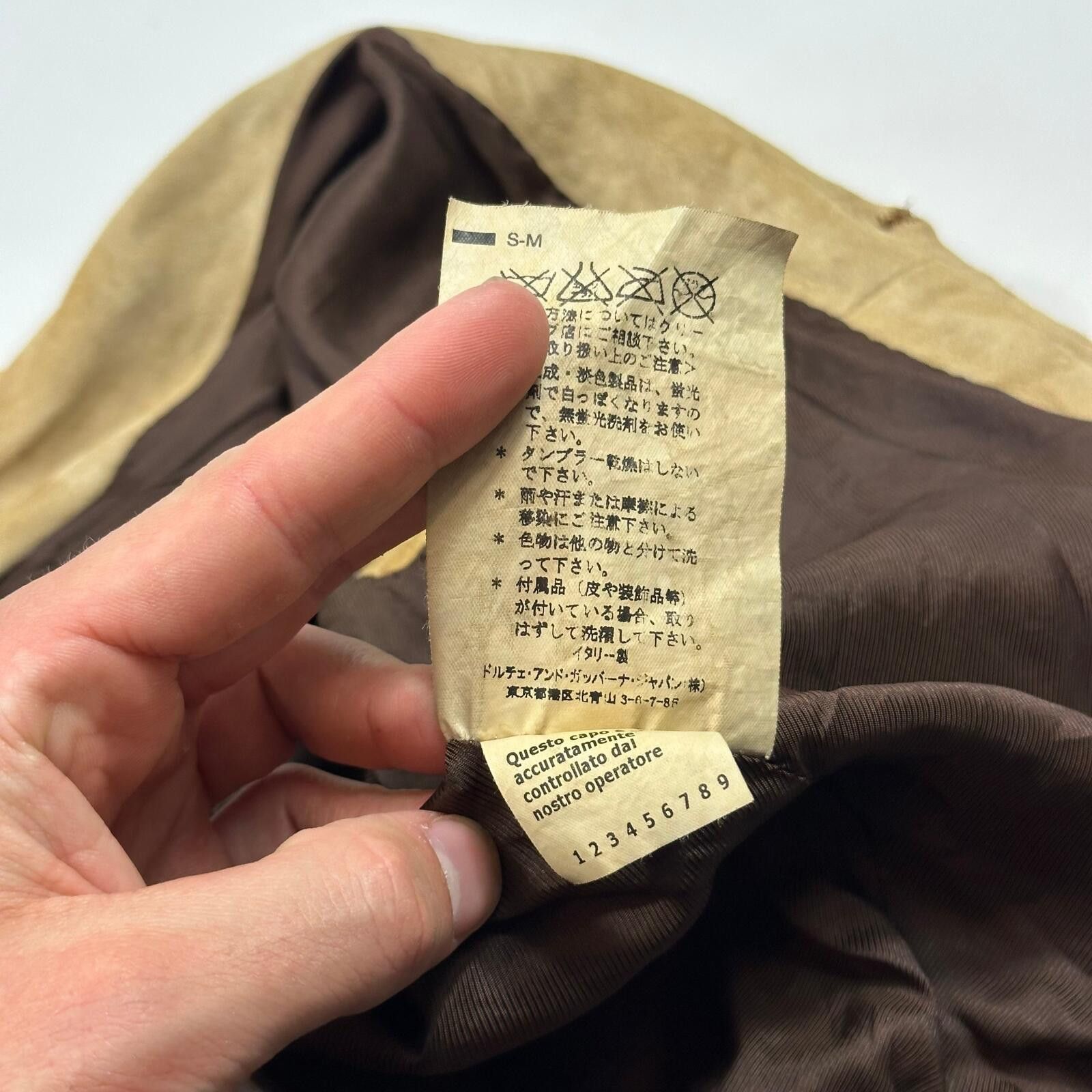 Dolce & Gabbana Dolce & Gabanna 00’s Goatskin Leather Flight Jacket - M Size US M / EU 48-50 / 2 - 12 Thumbnail