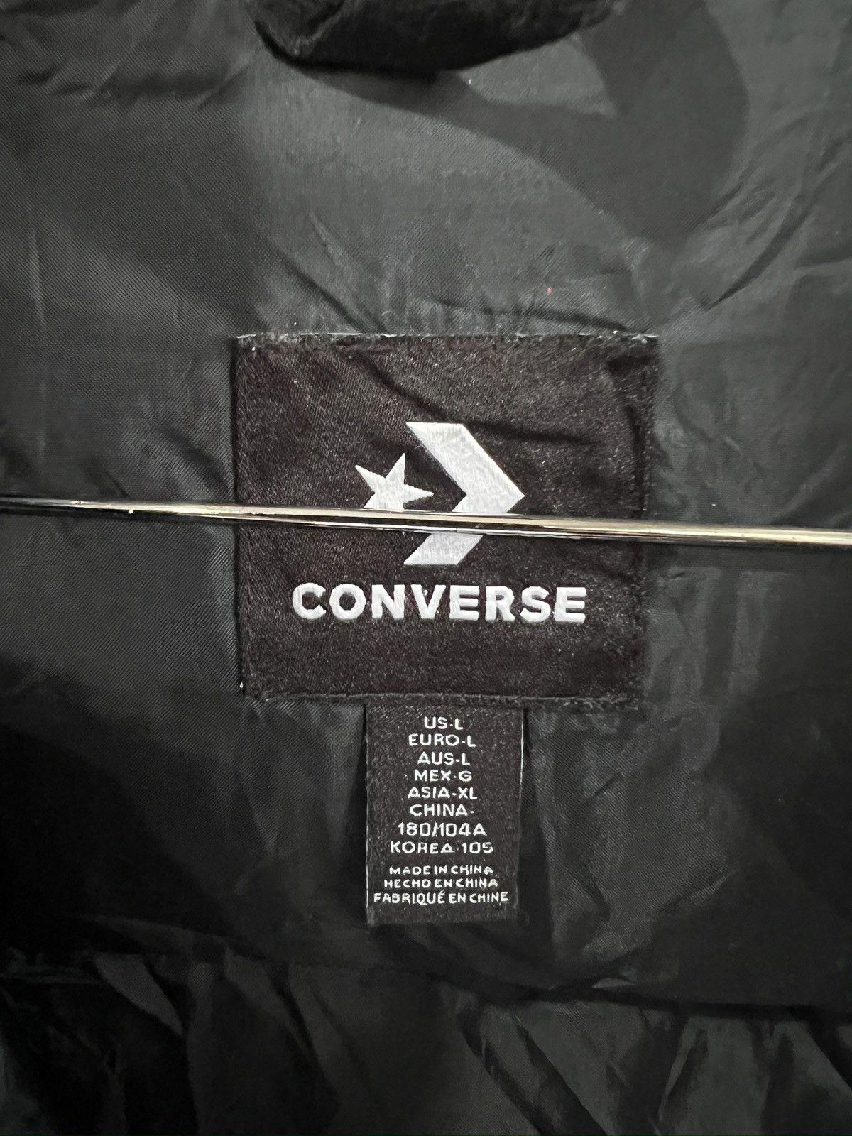 Converse 🔥Rare Distressed Converse Multicolor Puffer Jacket Size US L / EU 52-54 / 3 - 16 Thumbnail