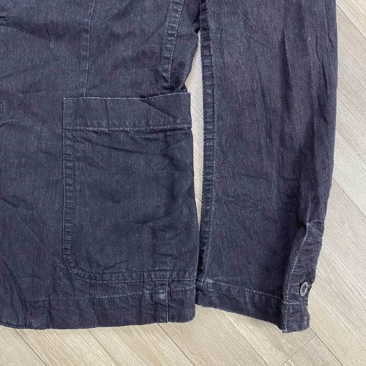 Attachment 2000s Kazuki Kumagai Attachment Blazer Denim Avang Garde Lgb Size 38R - 5 Thumbnail