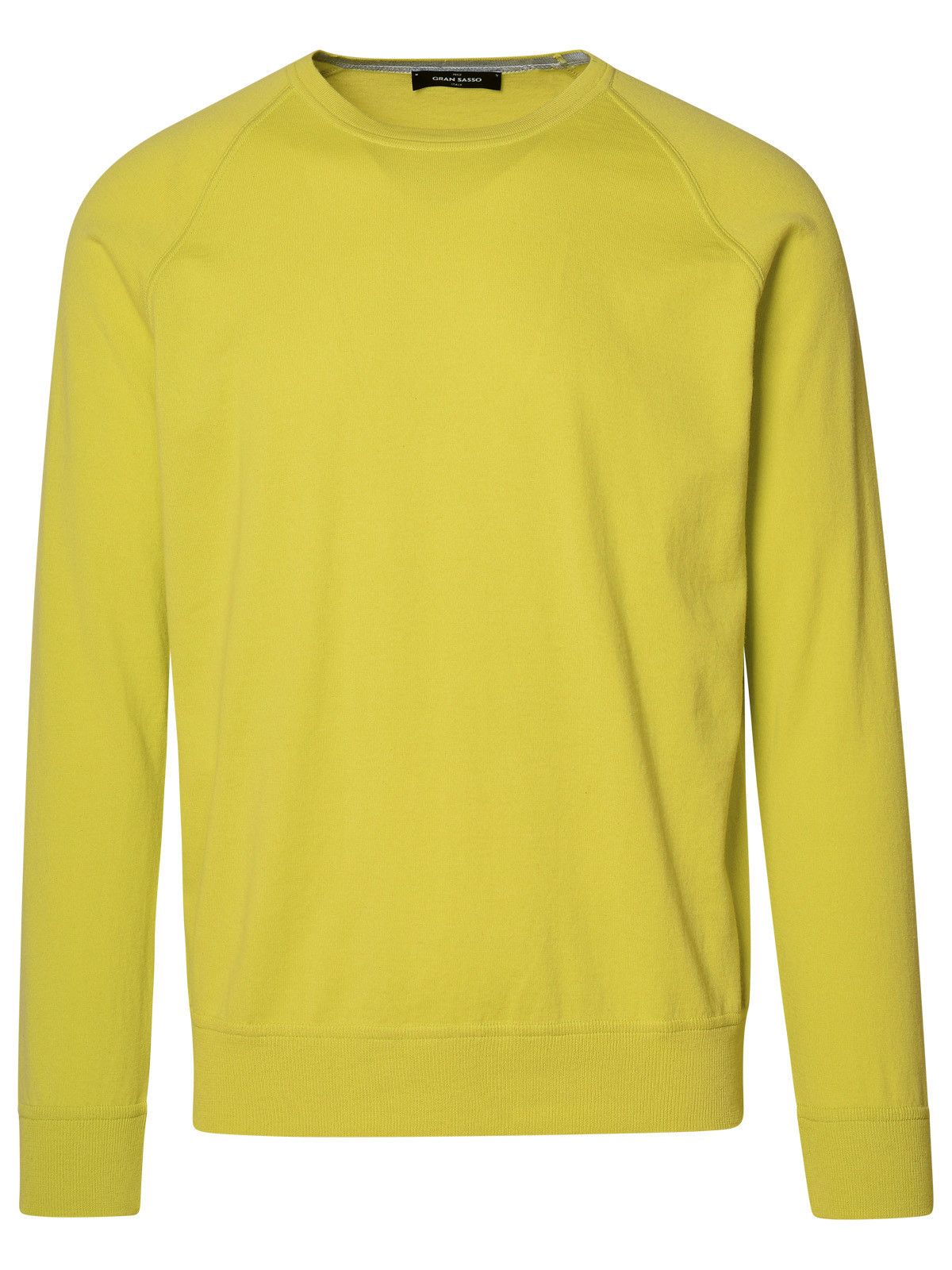 image of Gran Sasso Yellow Cashmere Blend Sweater, Men's (Size Large)