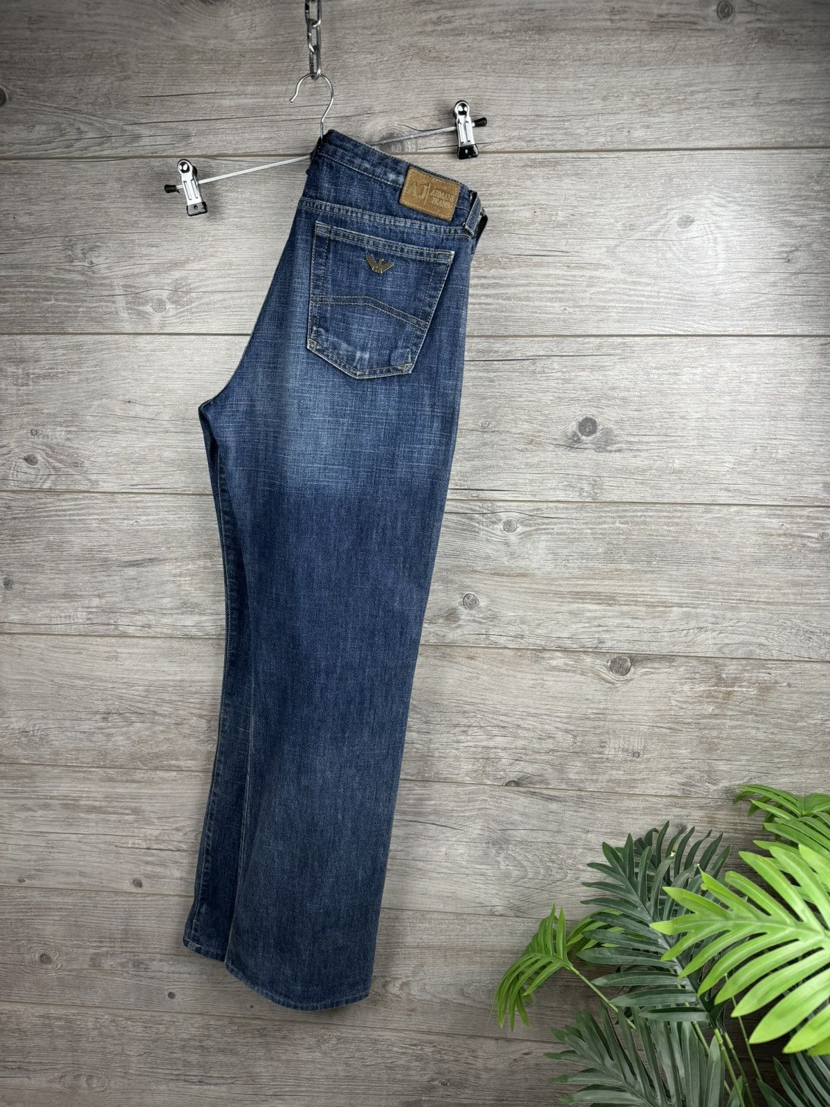 Armani × Vintage Vintage Armani Jeans On A Wide Leg size 29 Size US 29 - 18 Thumbnail