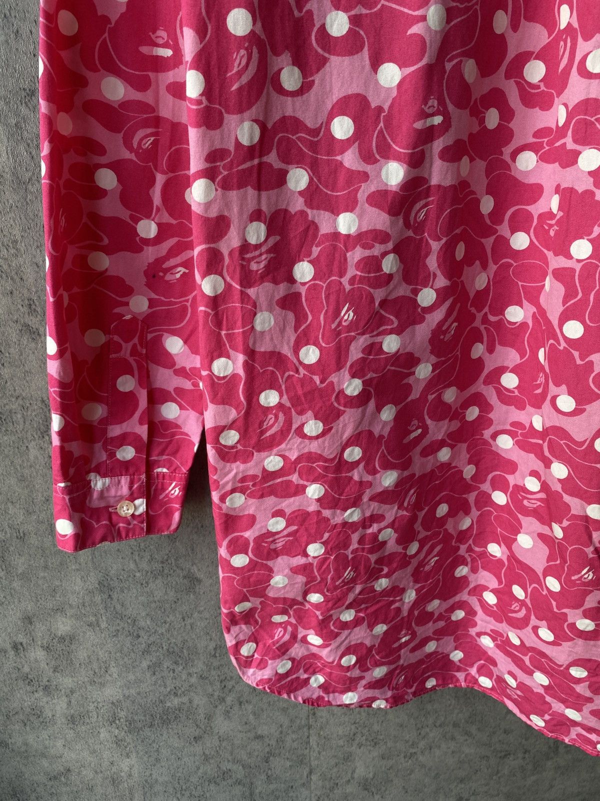 Bape Bape ABC Camo Pink Button Up Shirt Size S / US 4 / IT 40 - 17 Thumbnail