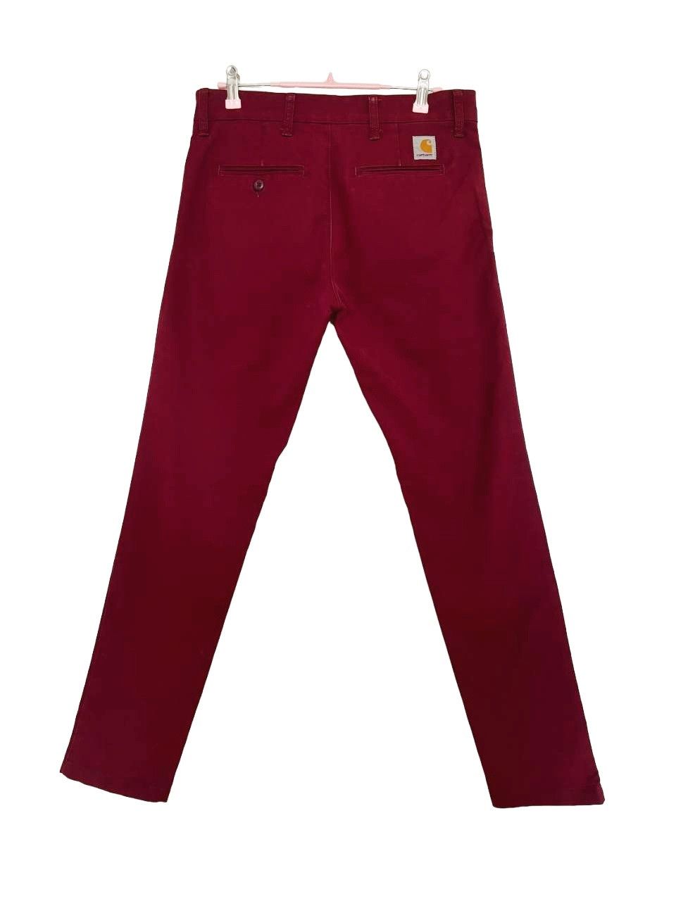 image of Carhartt Sid Chino Pants 30X32 in Bordeaux, Men's