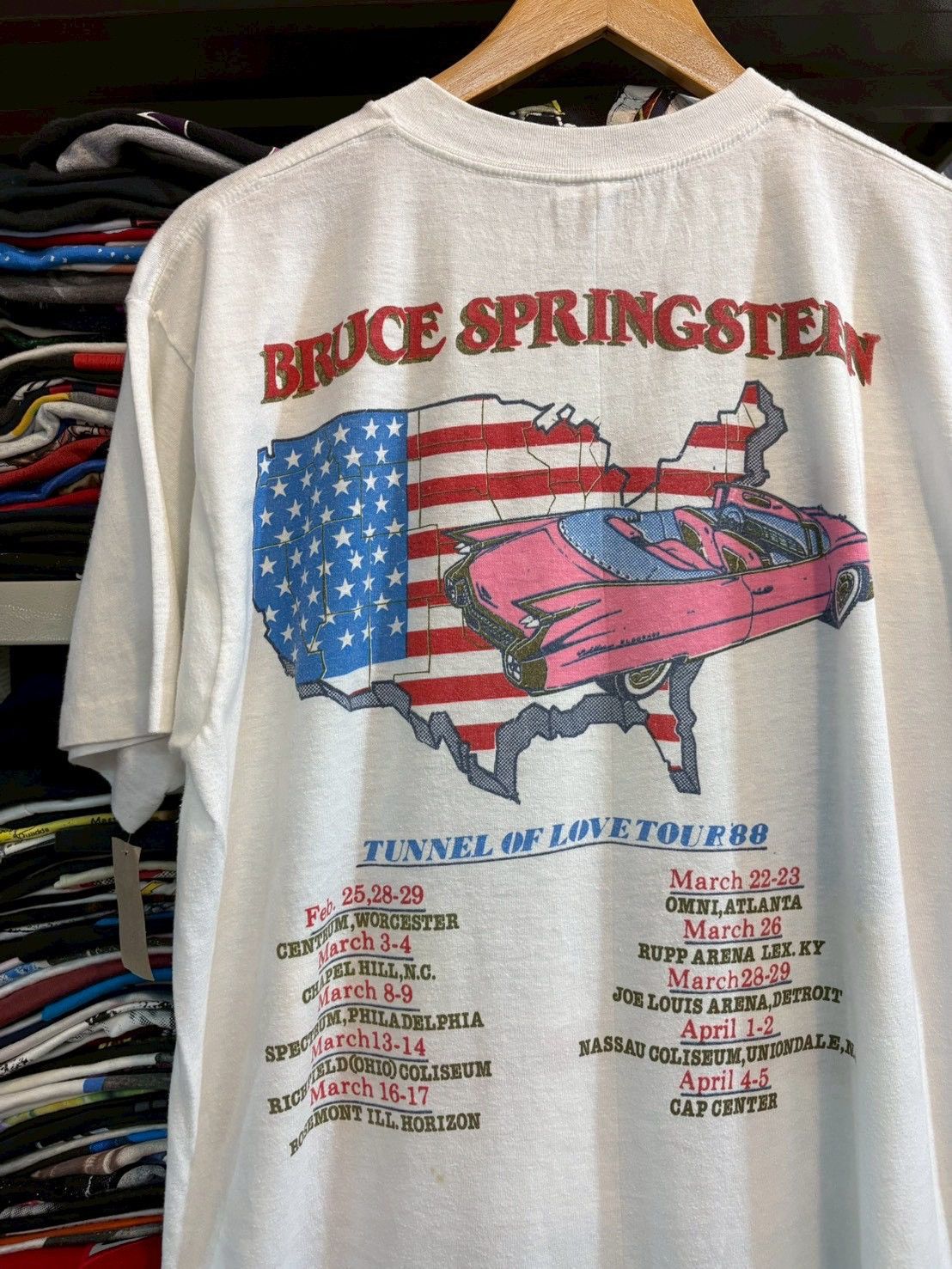 Vintage Bruce Springsteen 1988’s Size US XL / EU 56 / 4 - 5 Thumbnail