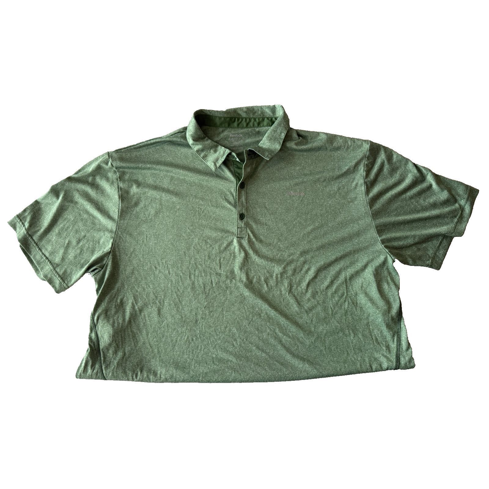 Reebok Reebok Golf Polo Mens 2XL Green Performance Shirt Athletic Size US XXL / EU 58 / 5 - 3 Thumbnail