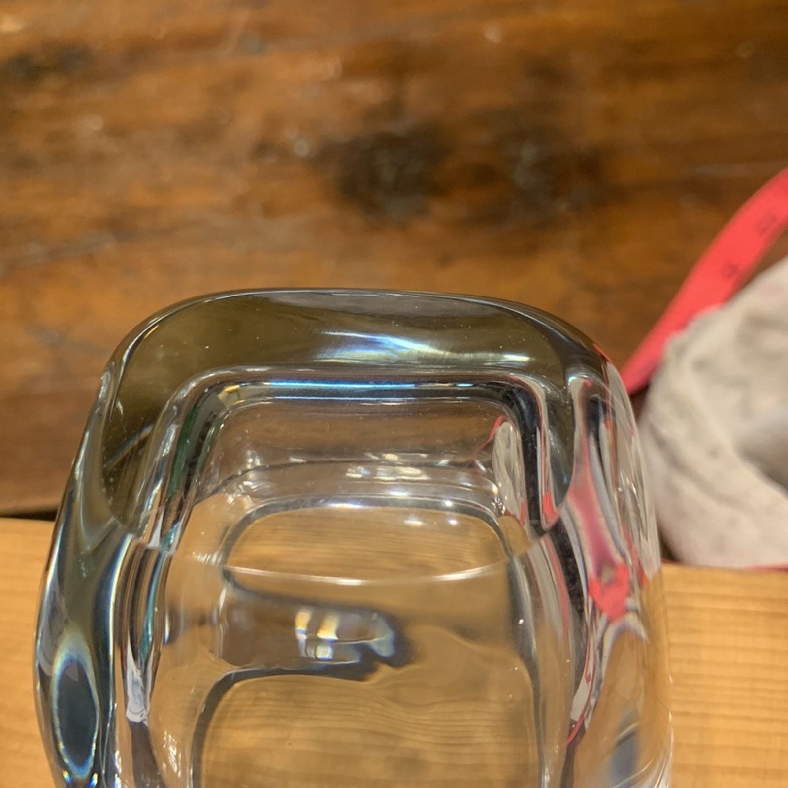 Vintage Sweden 30's-60's crystal glass bowl vase possibly Stromberg Size ONE SIZE - 6 Thumbnail