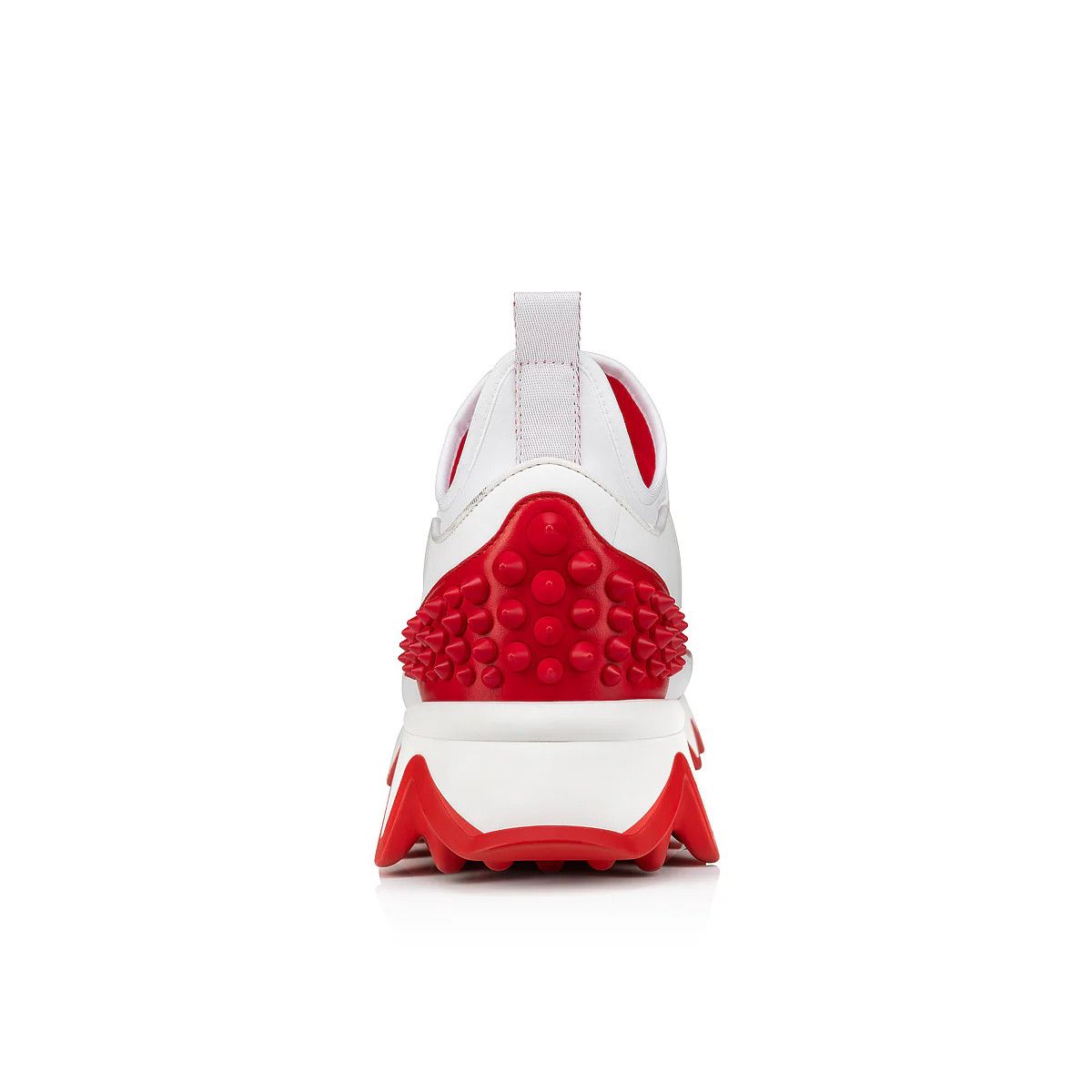 Christian Louboutin o1bcso1str0825 Sharkyloub Spike in White Size US 8 / IT 38 - 3 Thumbnail