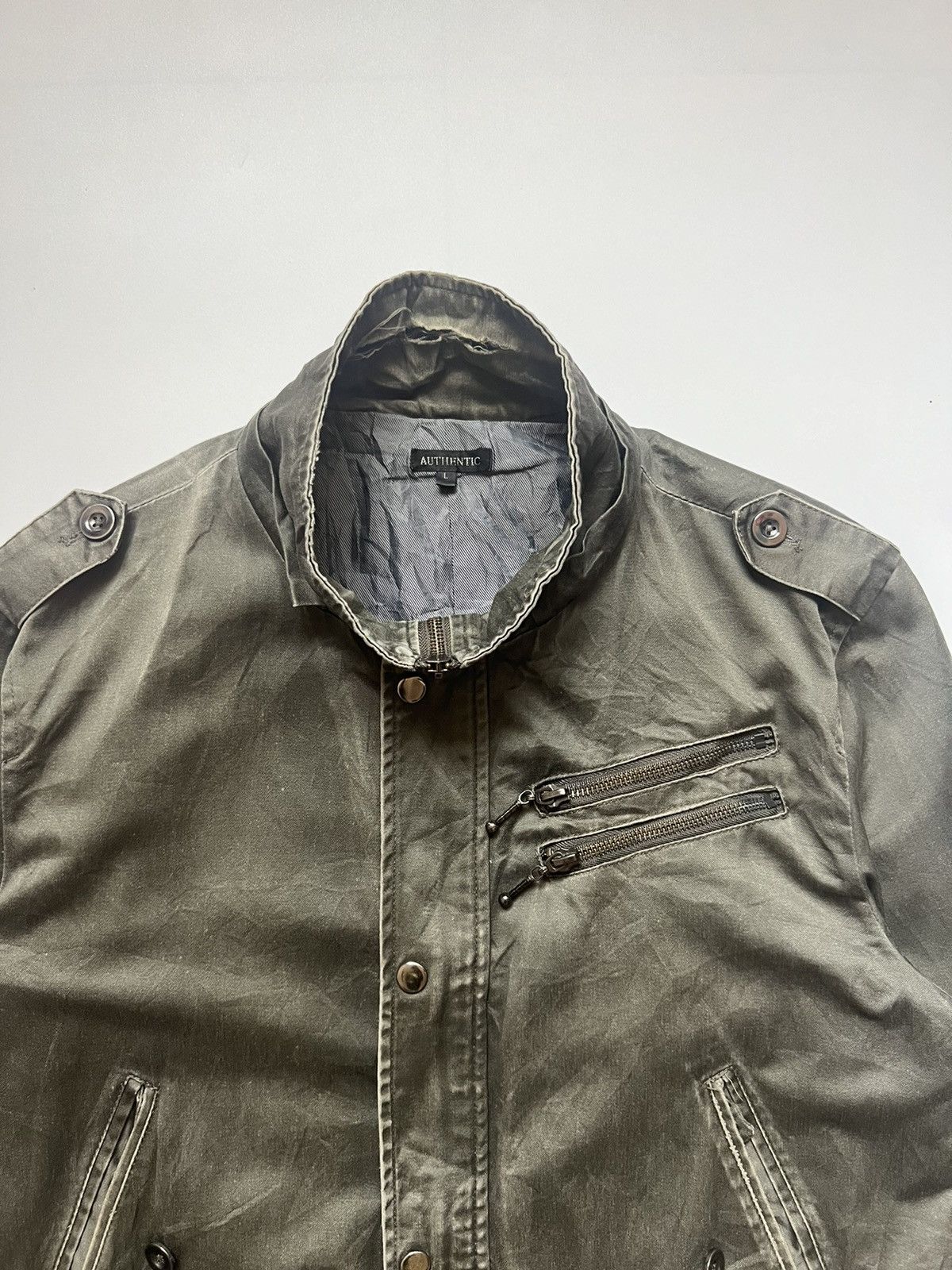 Japanese Brand Thrashed Japanese Authentic Bondage Gothic Jacket Size US L / EU 52-54 / 3 - 5 Thumbnail
