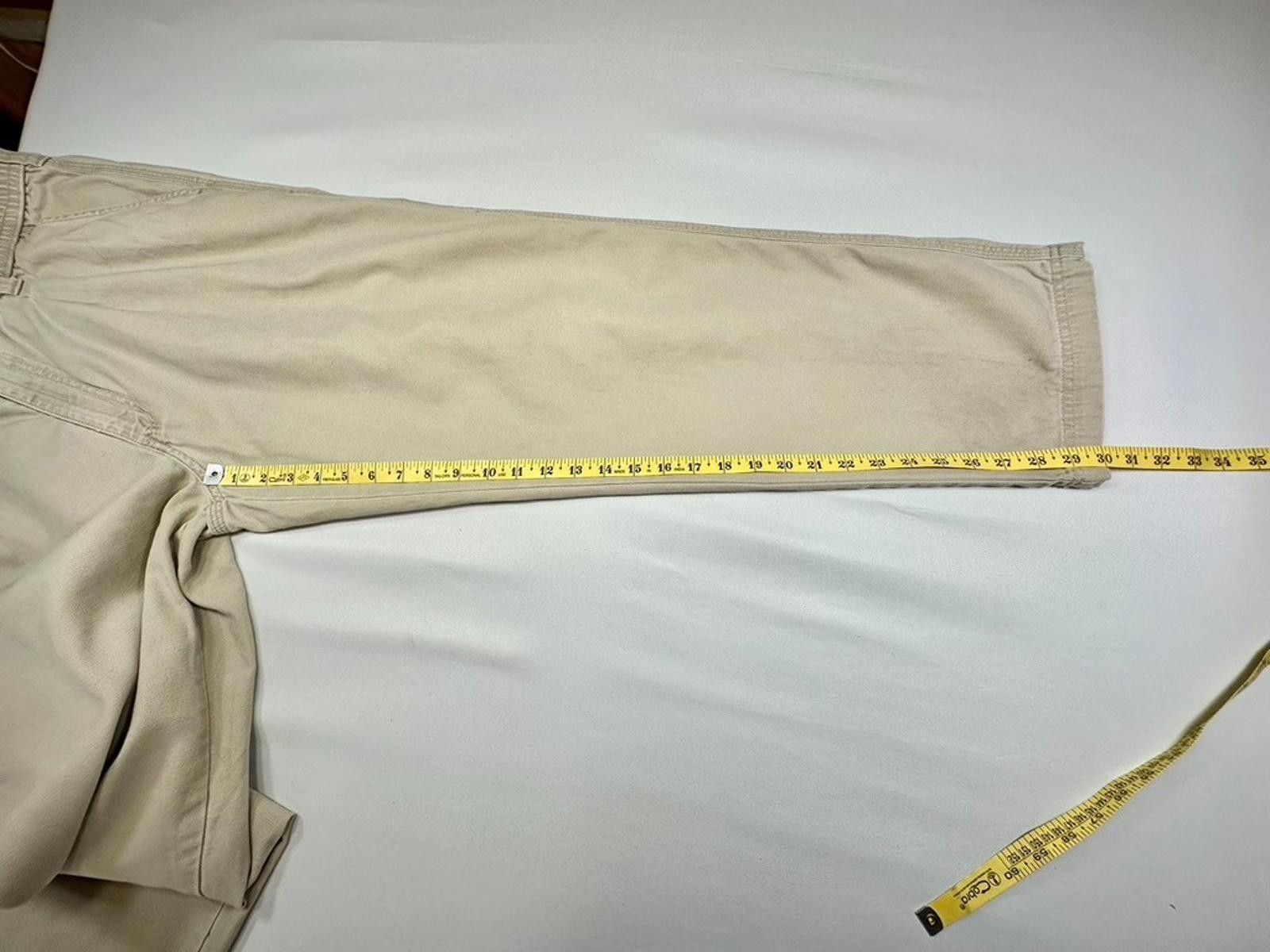 L.L. Bean L.L. Bean Vintage Pleated Straight Leg Chino Brown Men 34/30 Size US 34 / EU 50 - 5 Thumbnail