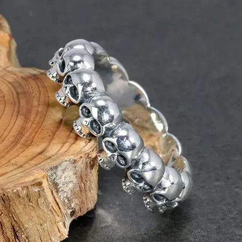 Japanese Brand × Vintage Skull Skeleton Ring Size 7 8 9 10 11 Size ONE SIZE - 1 Thumbnail