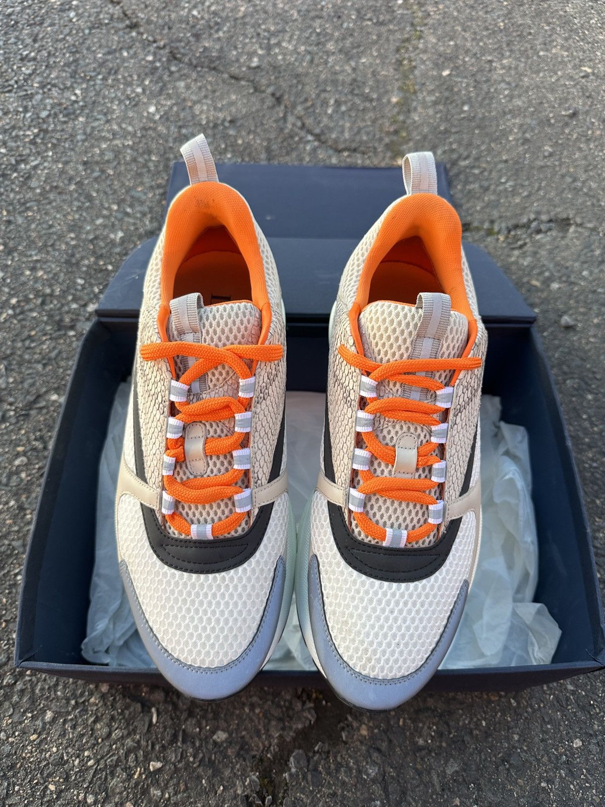 Dior Dior B22 Orange Snake Skin Size US 10 / EU 43 - 14 Thumbnail
