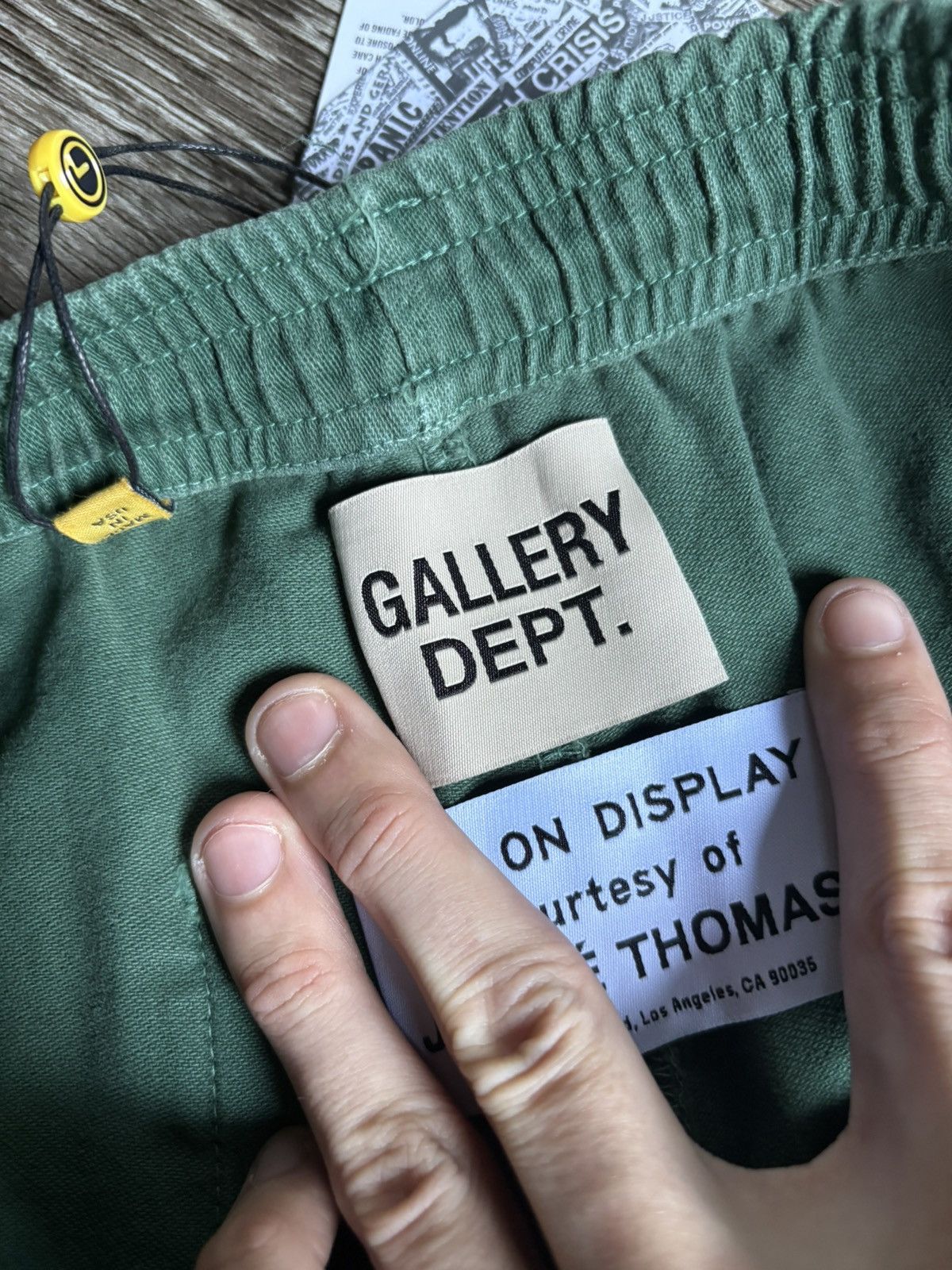Gallery Dept. Gallery Dept. Green Zuma Shorts Size US 31 - 7 Thumbnail