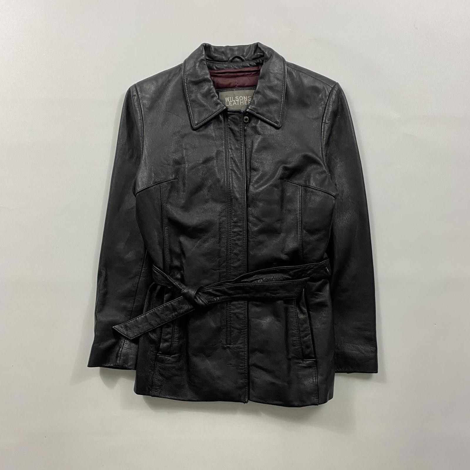 Wilsons Leather Women’s Black leather Wilson's Leather jacket Size XS / US 0-2 / IT 36-38 - 1 Thumbnail